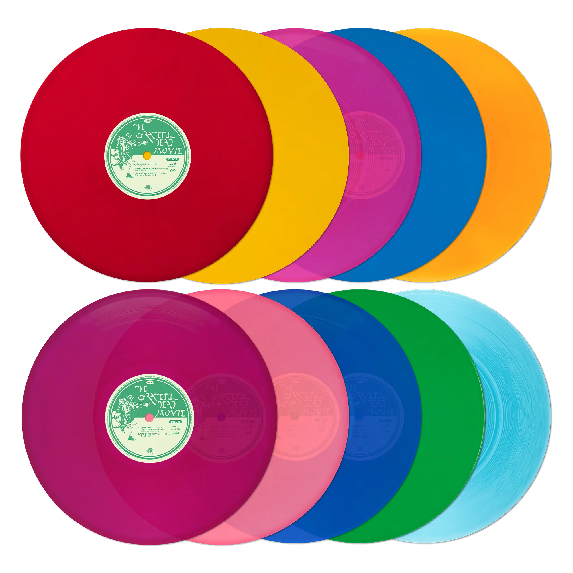 The Grateful Dead Movie Soundtrack - 10XLP Box Set