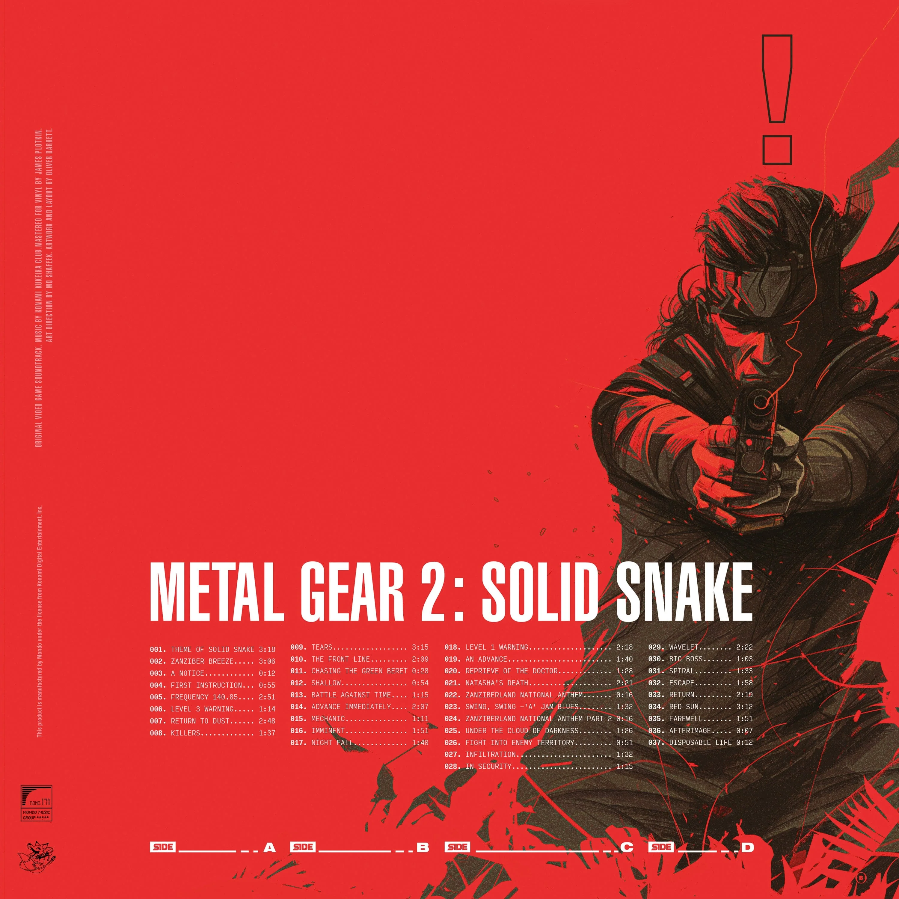 1210-metal-gear-2-solid-snake-original-video-game-soundtrack-2xlp-4.webp Metal Gear 2: Solid Snake - Original Video Game Soundtrack 2XLP