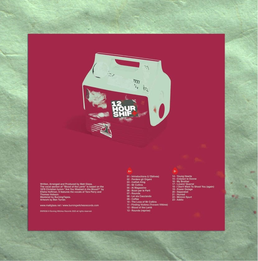 12 Hour Shift - Original Motion Picture Soundtrack LP