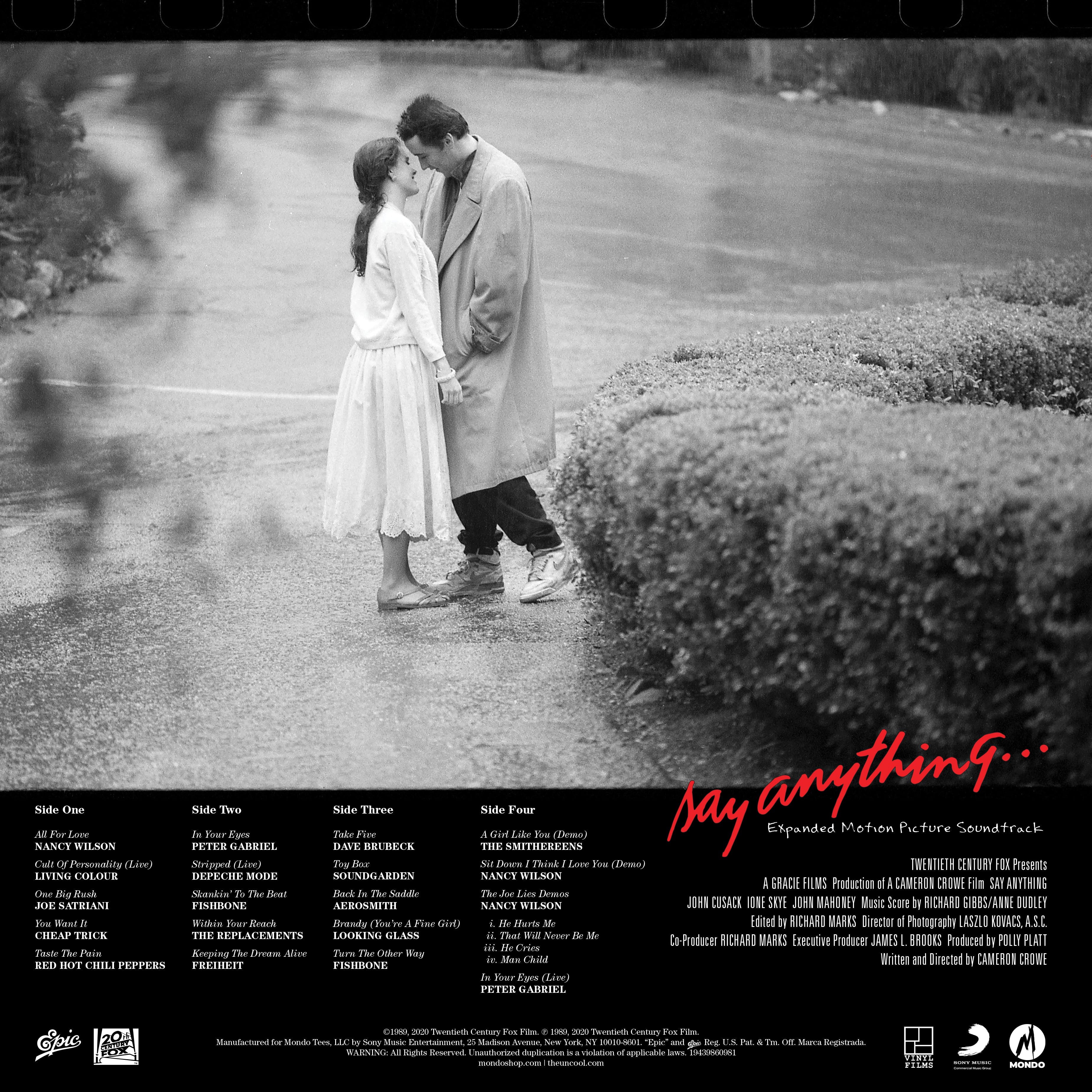 Say Anything - Expanded Motion Picture Soundtrack 2XLP