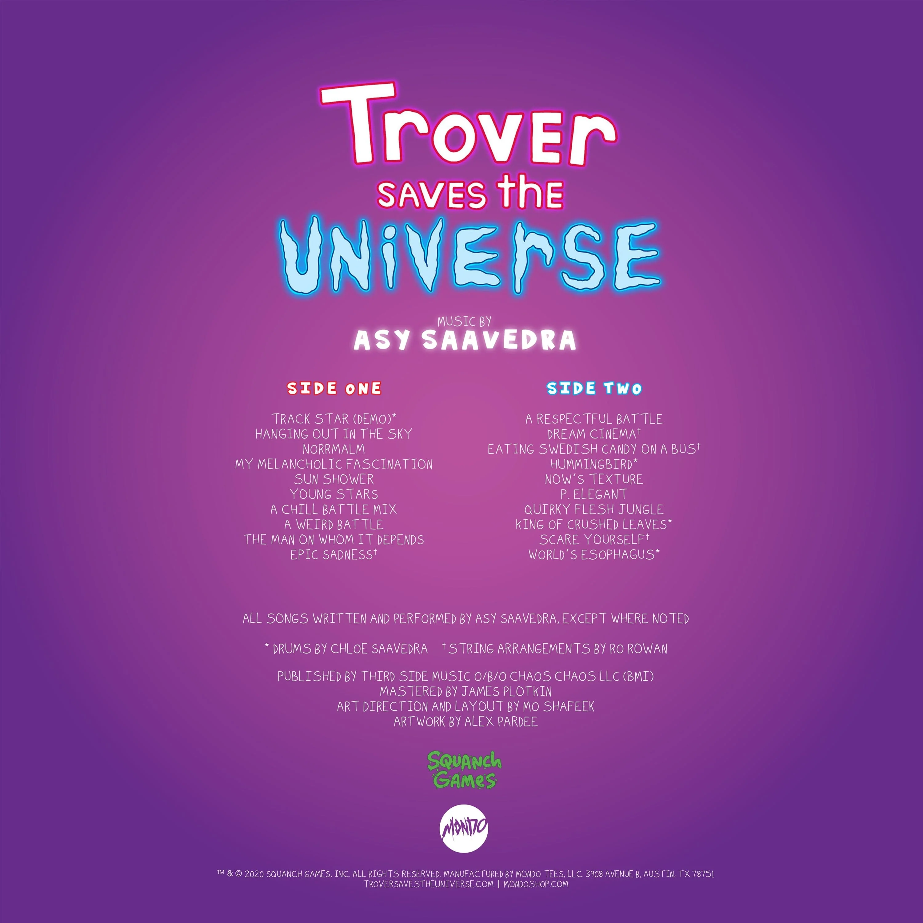 1373-trover-saves-the-universe-original-video-game-soundtrack-lp-6.webp Trover Saves The Universe - Original Video Game Soundtrack LP