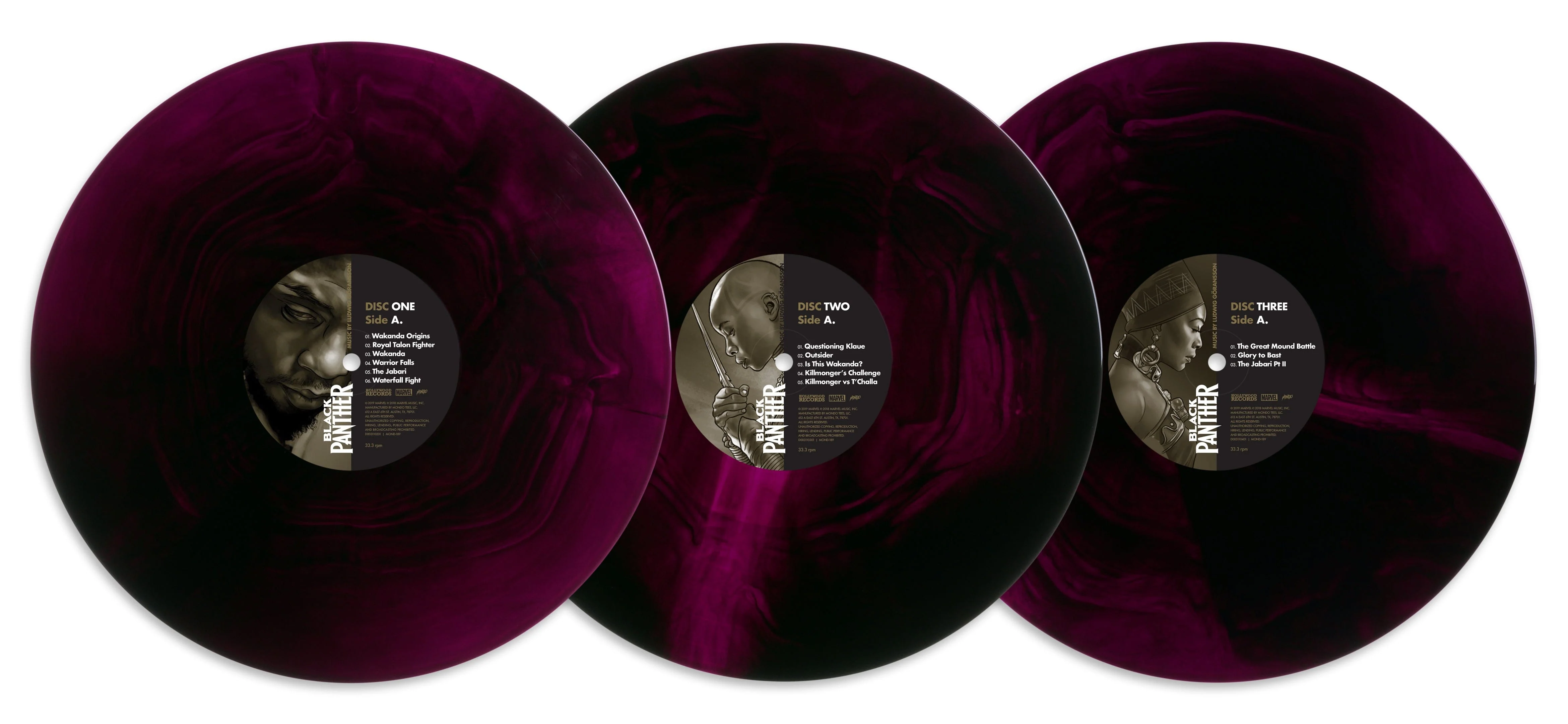 Marvel's Black Panther – Original Motion Picture Soundtrack 3XLP (MondoCon Edition)