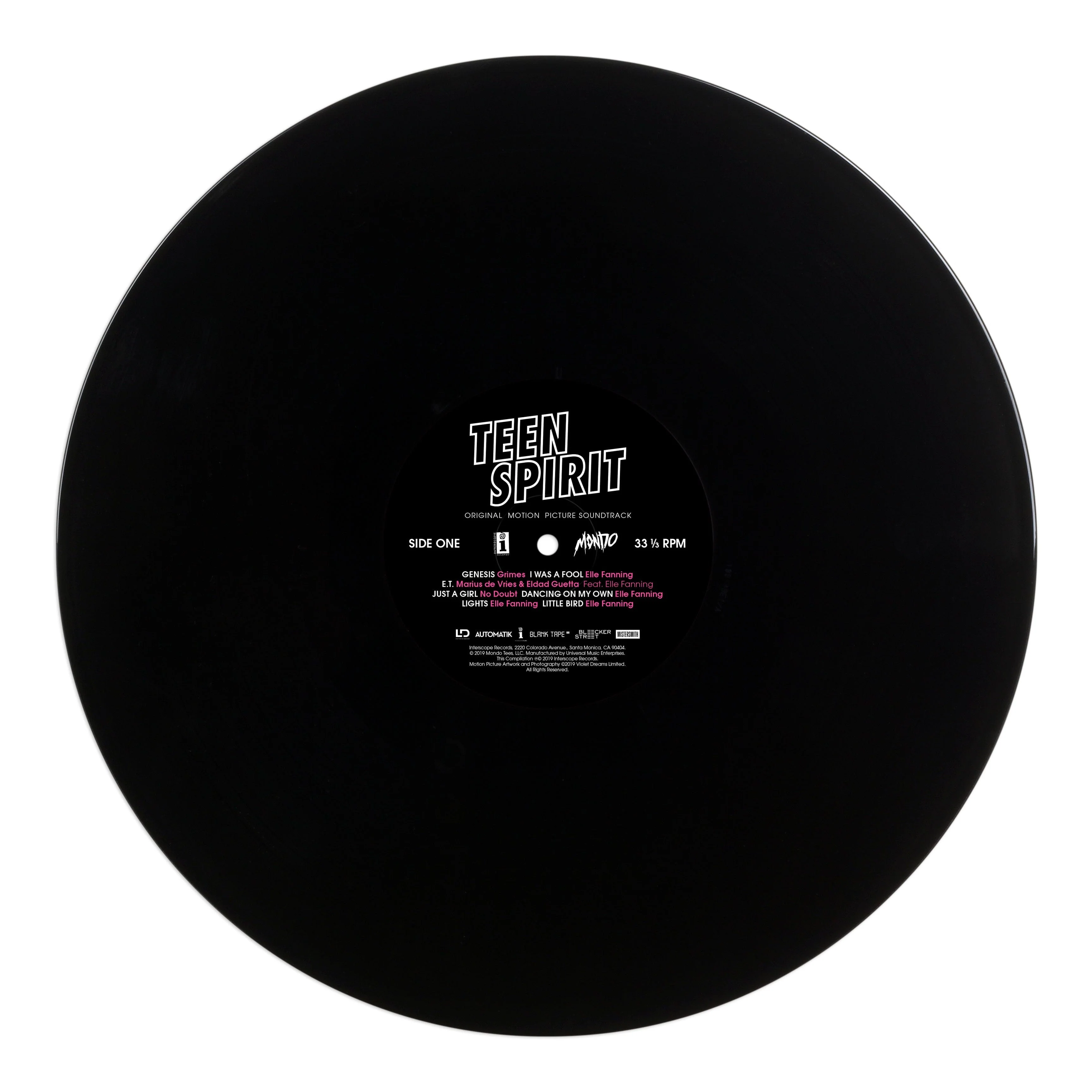 Teen Spirit – Original Motion Picture Soundtrack LP