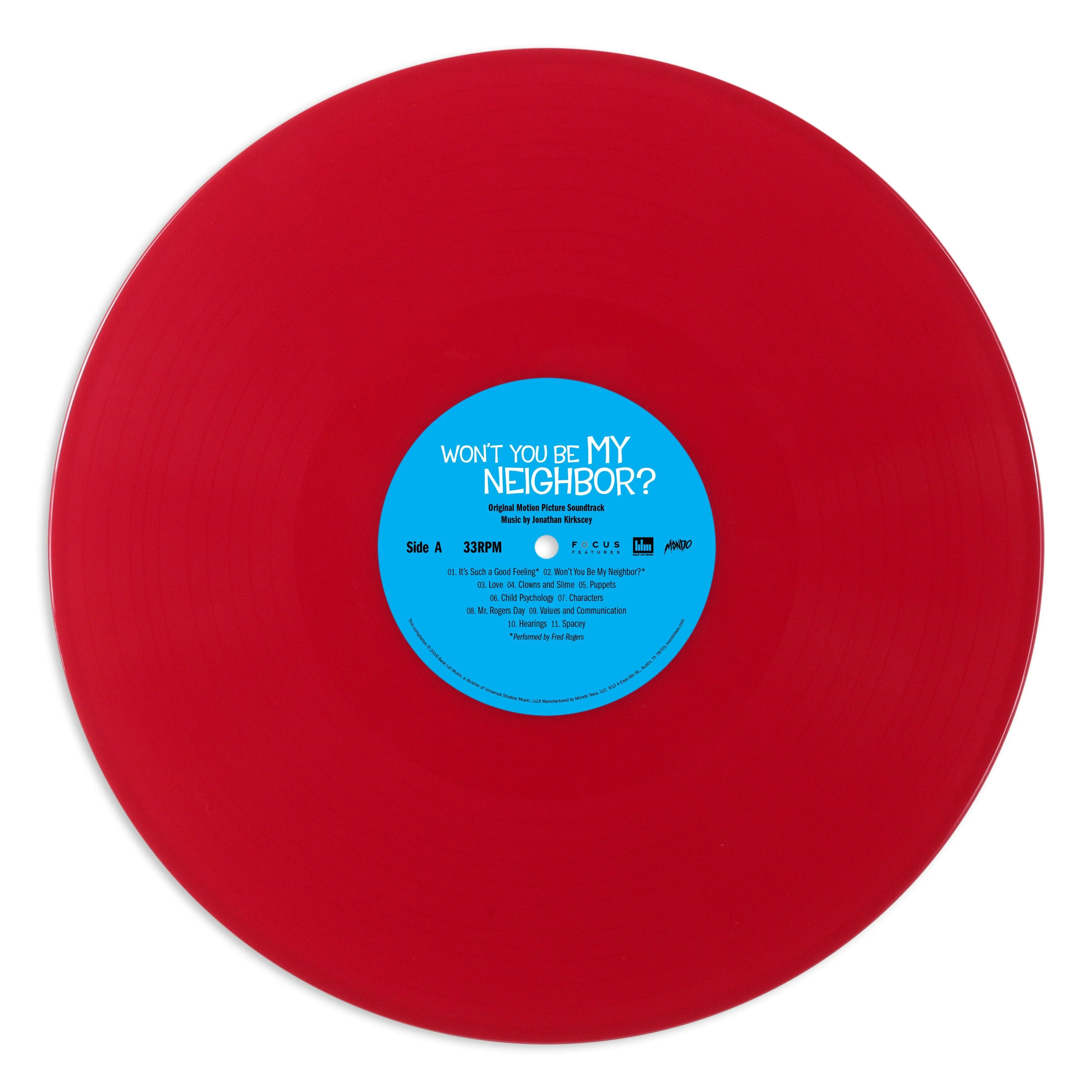 Won't You Be My Neighbor? – Original Motion Picture Soundtrack LP