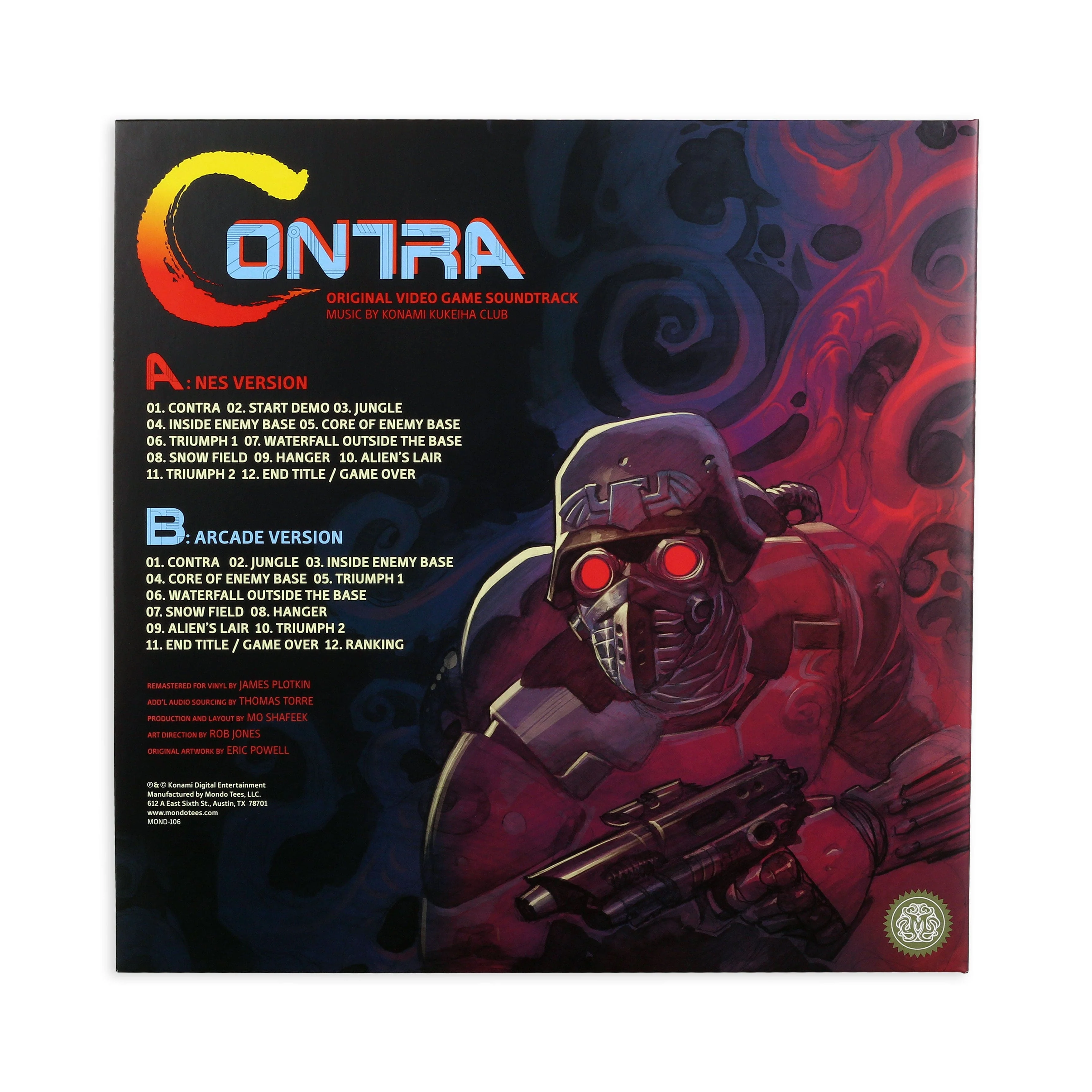 Contra – Original Video Game Soundtrack LP
