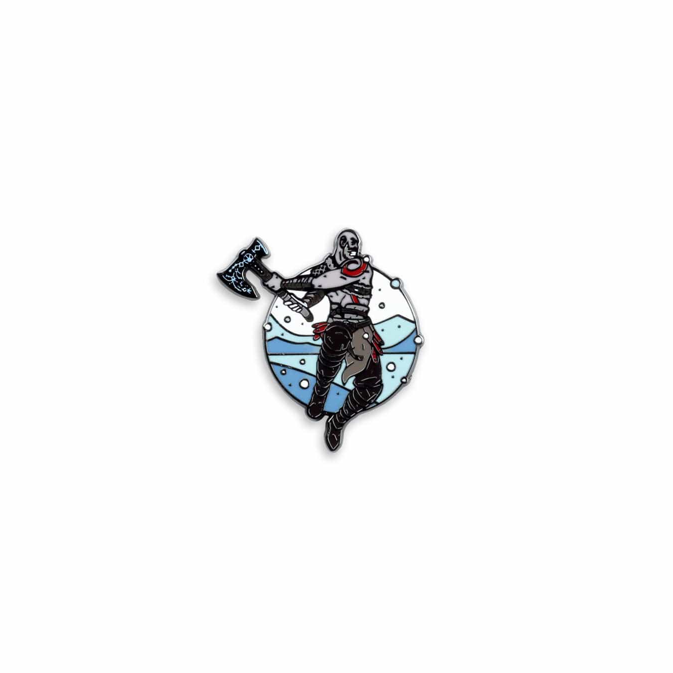 Kratos Enamel Pin