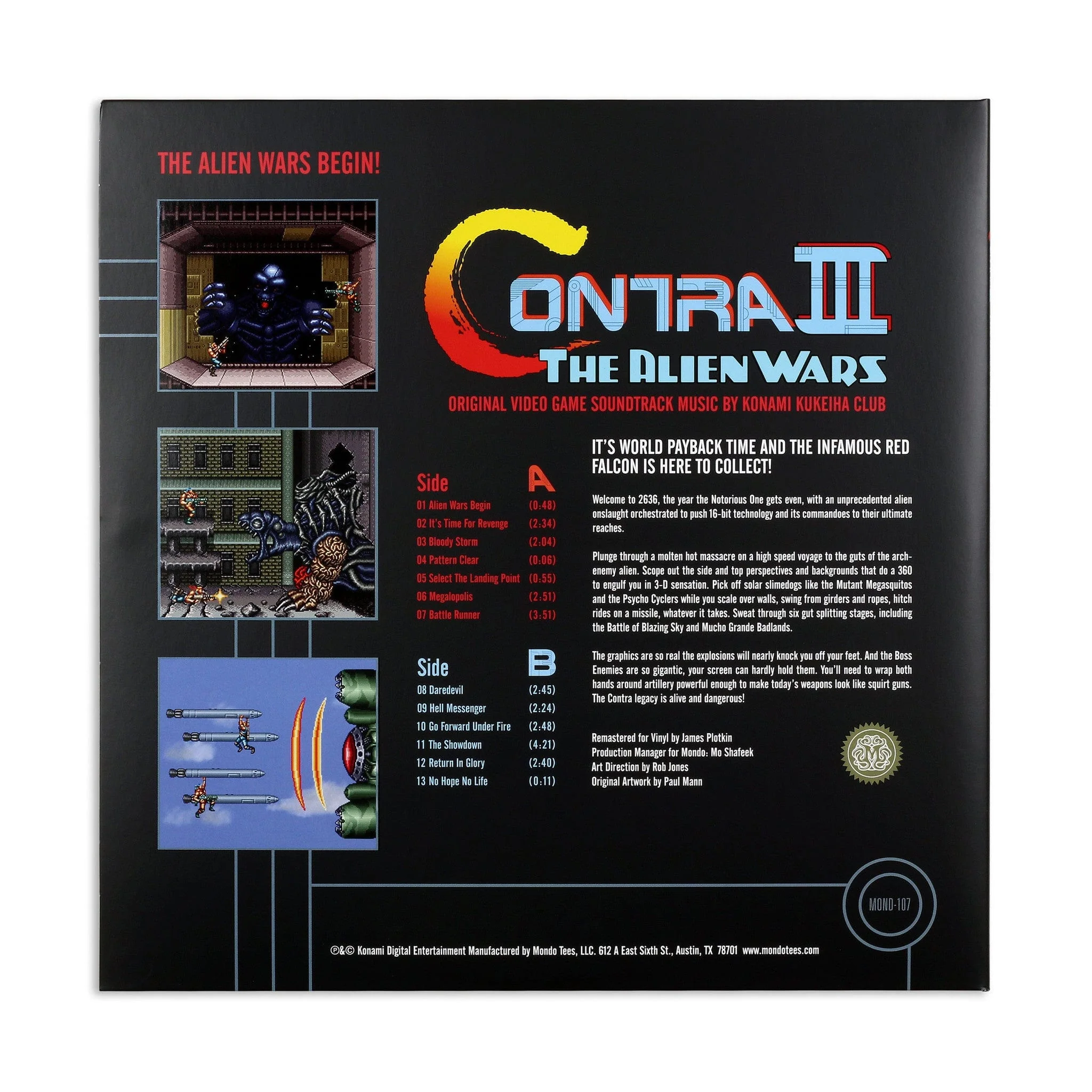 1925-contra-3-the-alien-wars-original-video-game-soundtrack-lp-4.webp Contra 3: The Alien Wars – Original Video Game Soundtrack LP