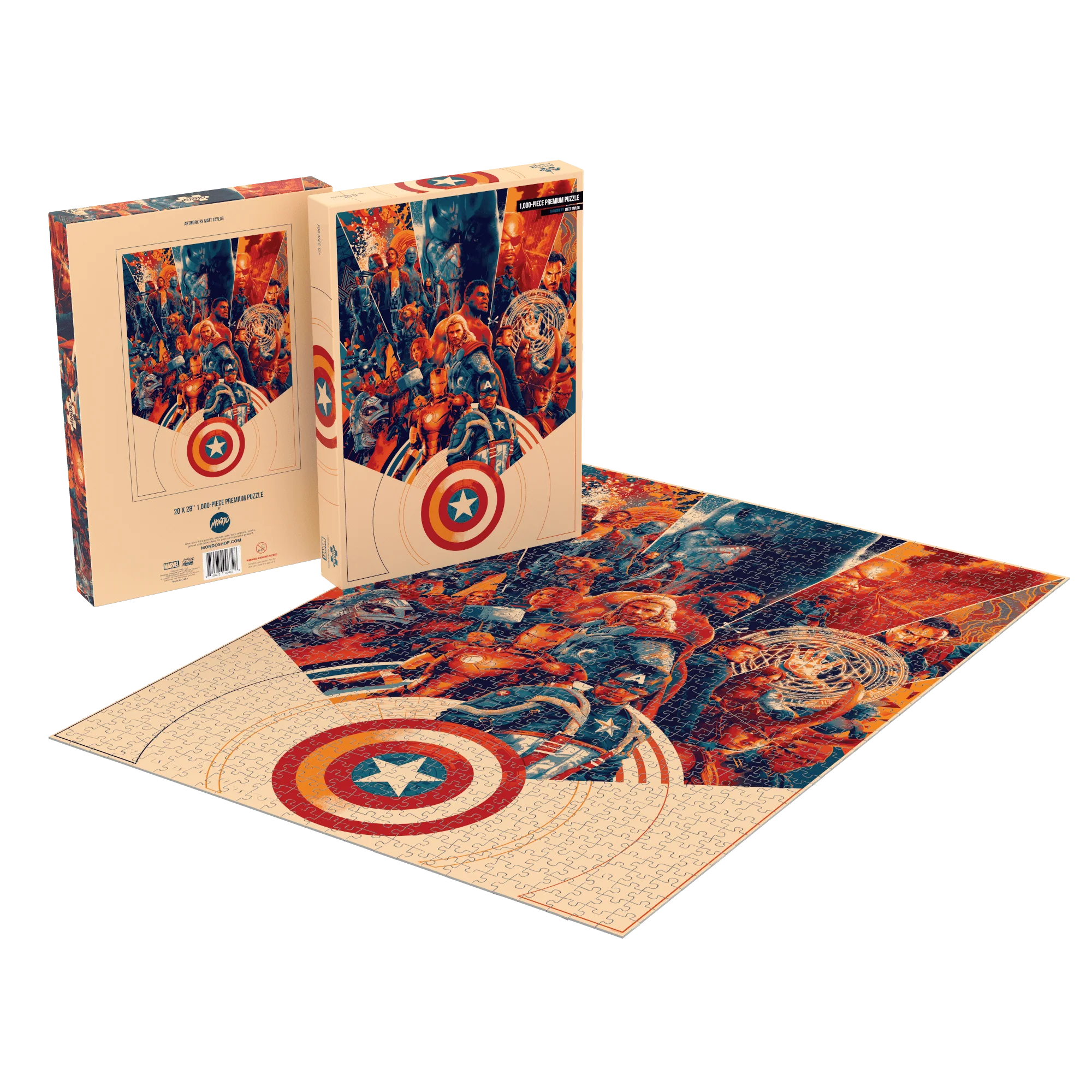 Marvel Cinematic Universe: The First Ten Years 1000-Piece Puzzle (Second Edition)