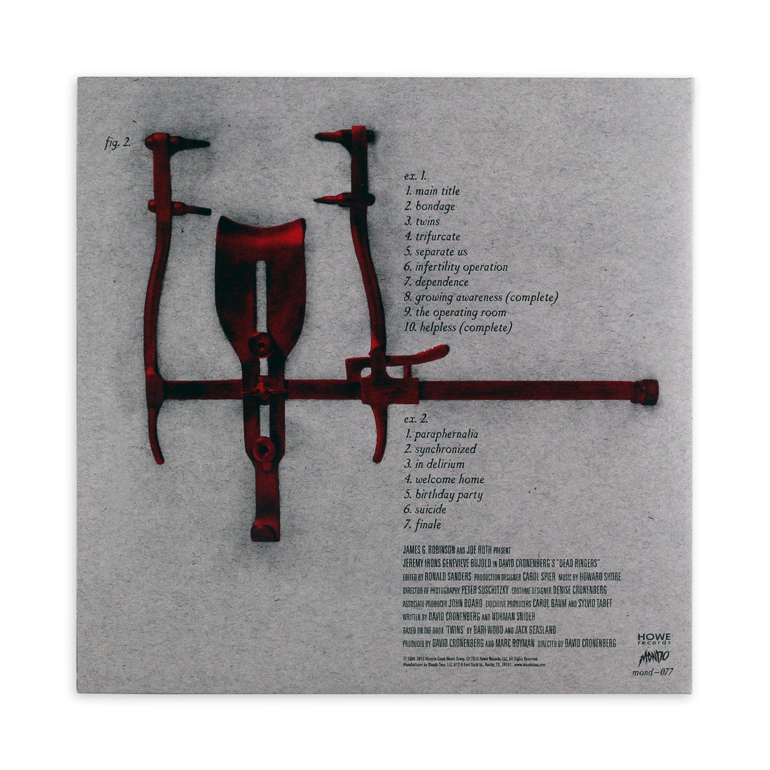 Dead Ringers – Original Motion Picture Soundtrack LP (Version B)