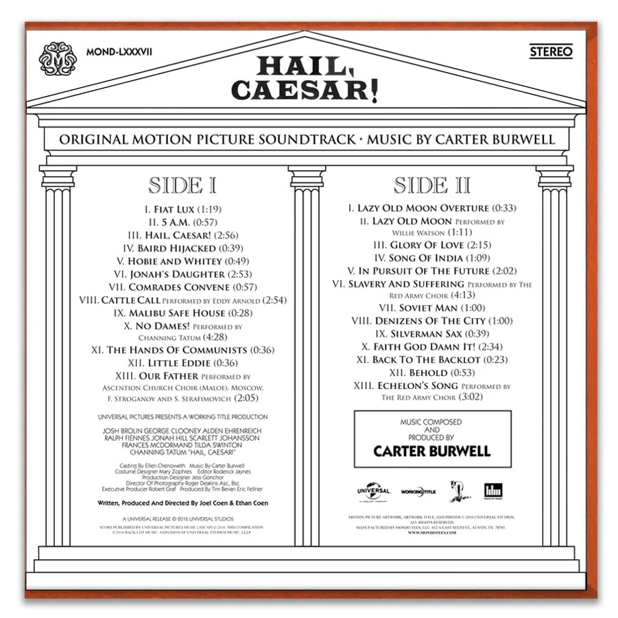Hail, Caesar! – Original Motion Picture Soundtrack LP