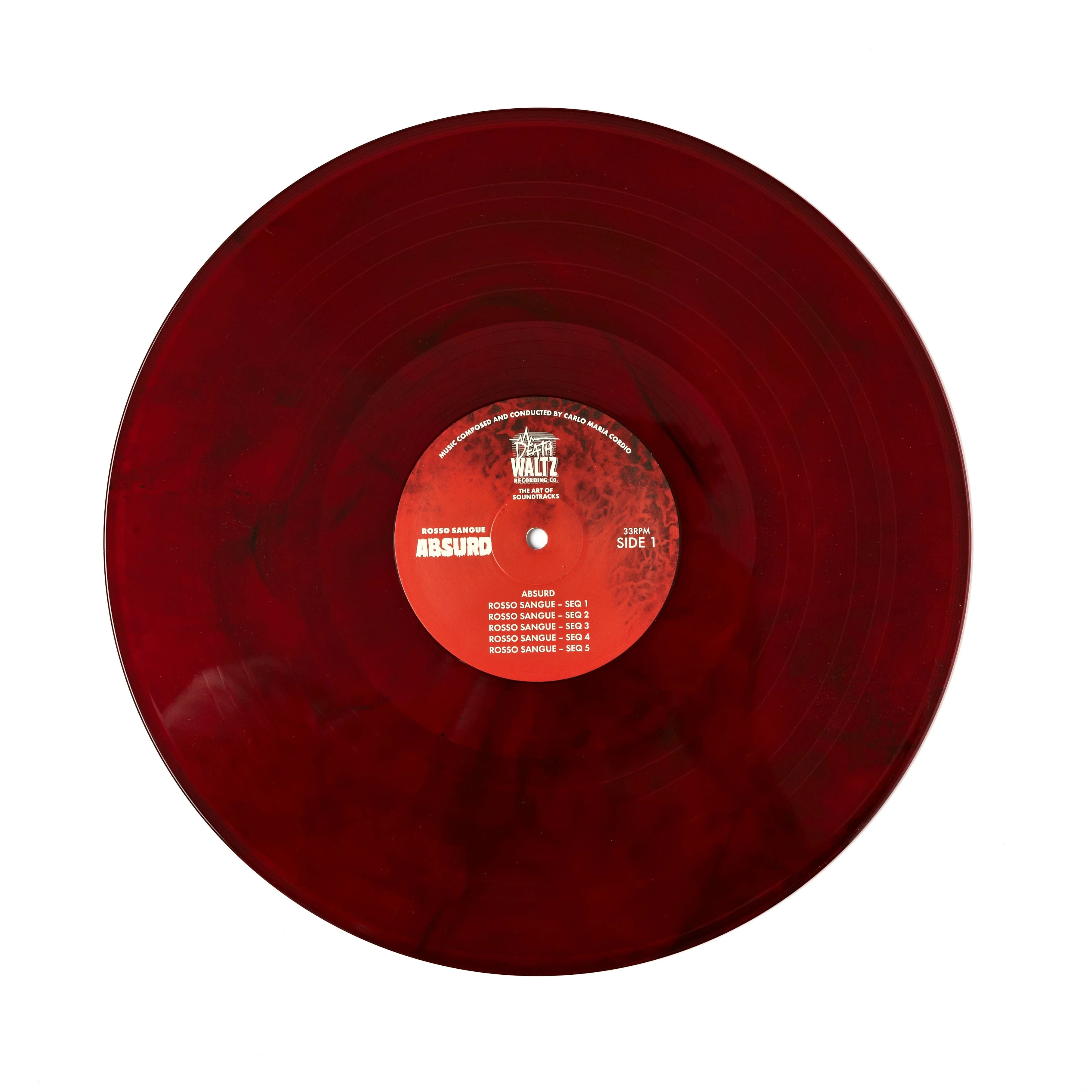 Absurd (Rosso Sangue) Original Motion Picture Soundtrack 2XLP