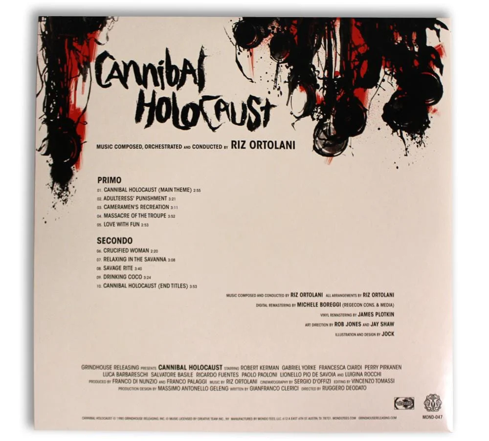 Cannibal Holocaust – Original Motion Picture Soundtrack LP
