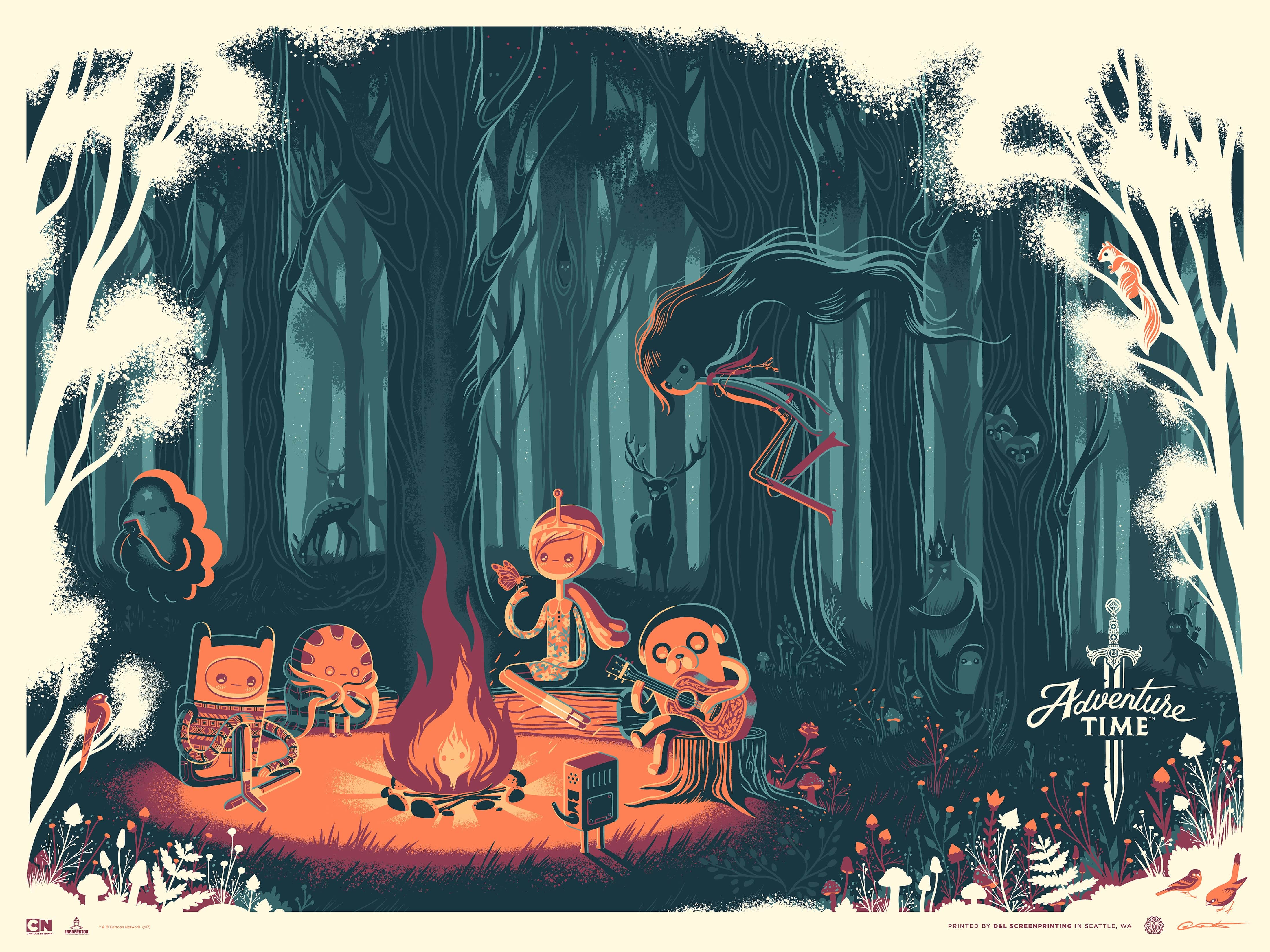 2454-adventure-time-poster-1.jpg Adventure Time Poster