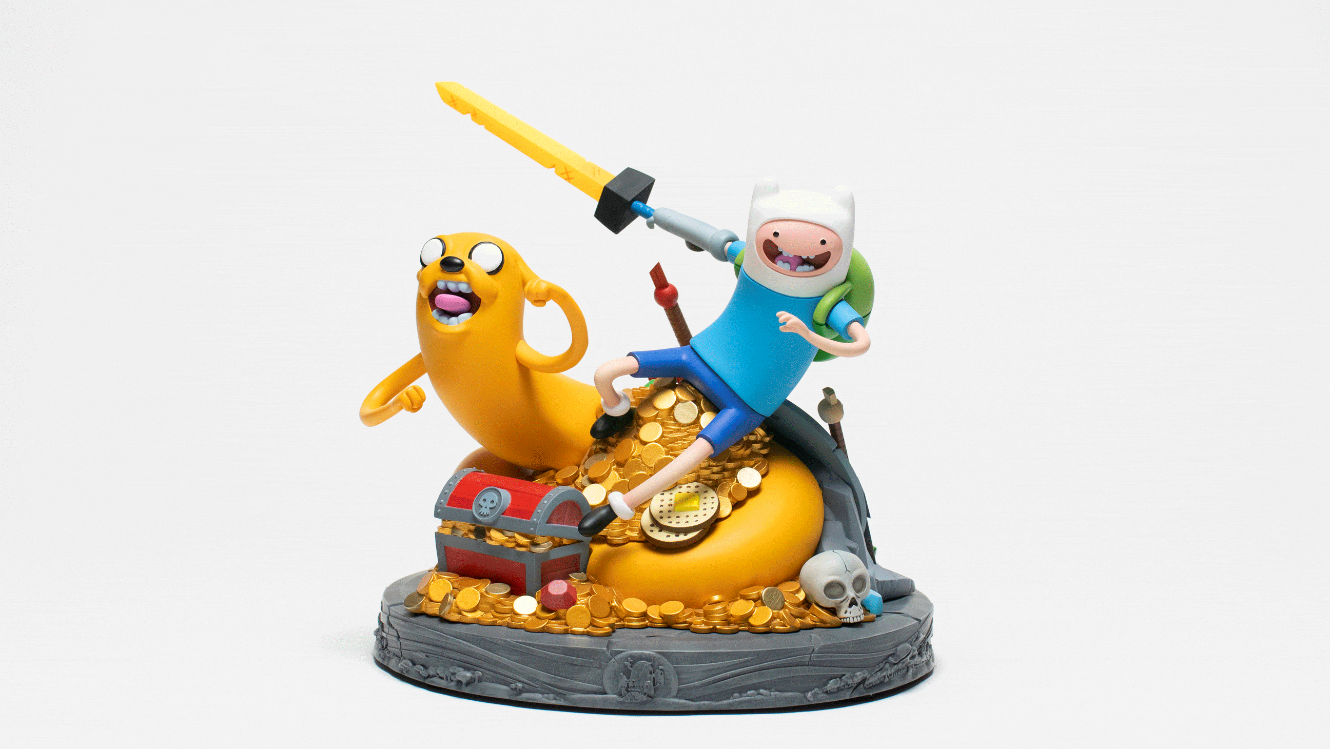 2457-adventure-time-statue-jake-and-finn-regular-version-2.gif Adventure Time Statue - Jake and Finn - Regular Version