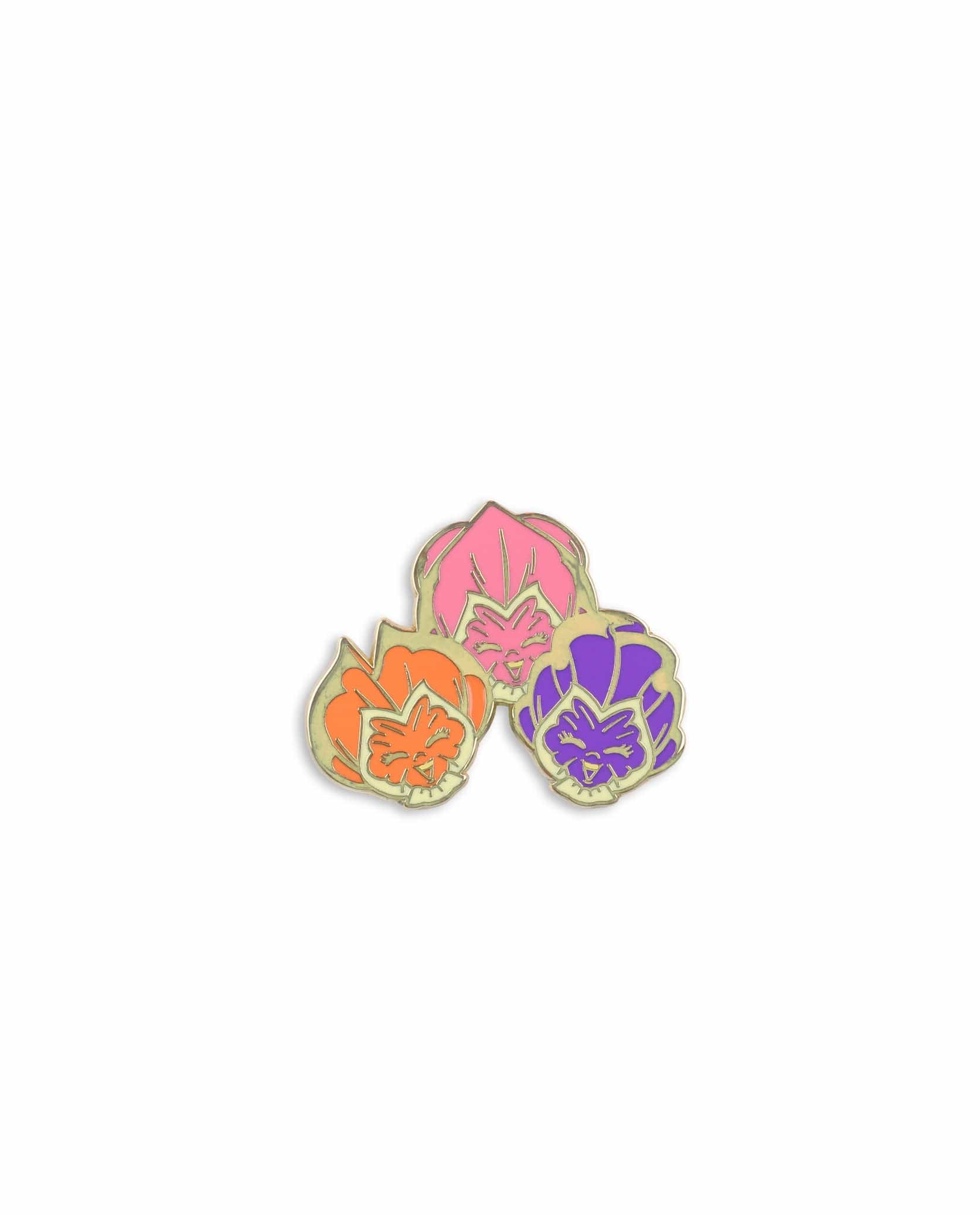 Alice in Wonderland – Singing Flowers Enamel Pin