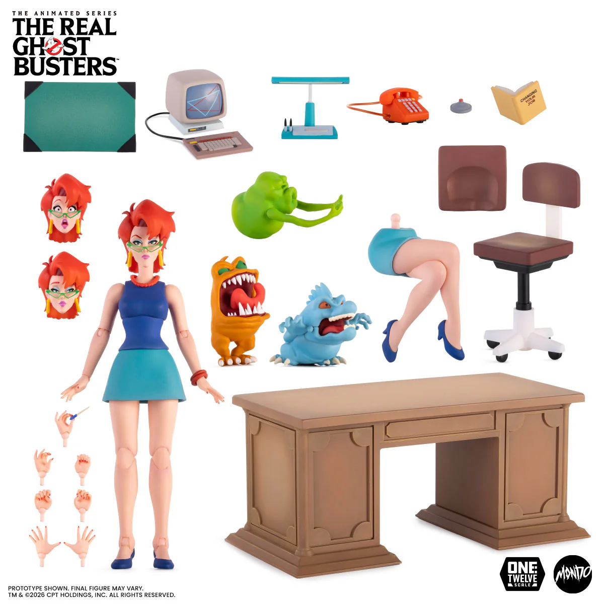 The Real Ghostbusters - Janine with Desk 1/12 Scale Figure - Timed Edition