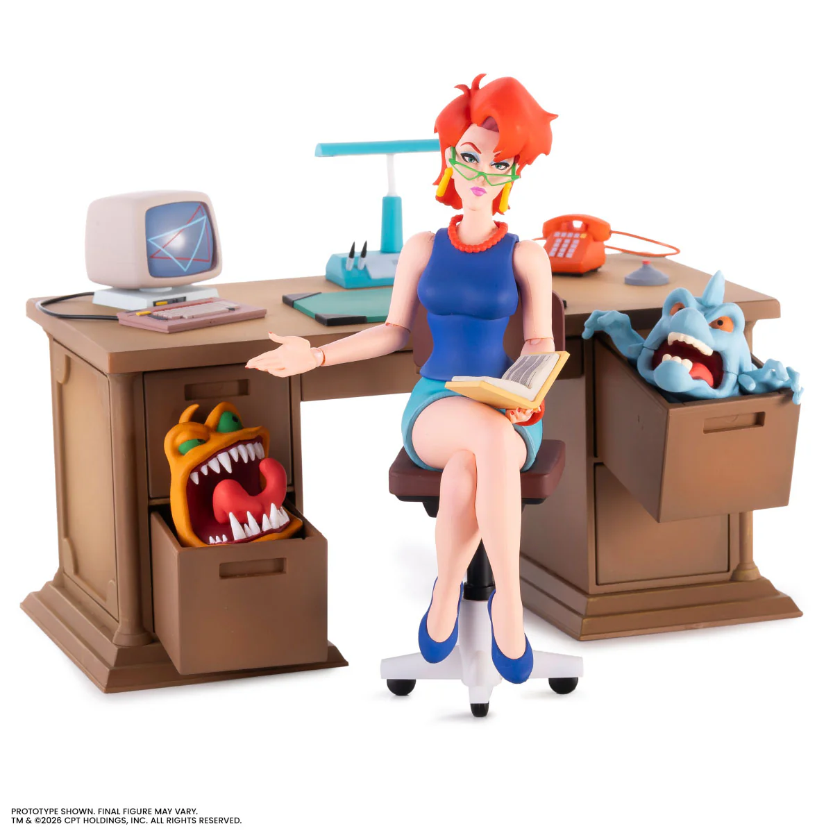 The Real Ghostbusters - Janine with Desk 1/12 Scale Figure - Timed Edition