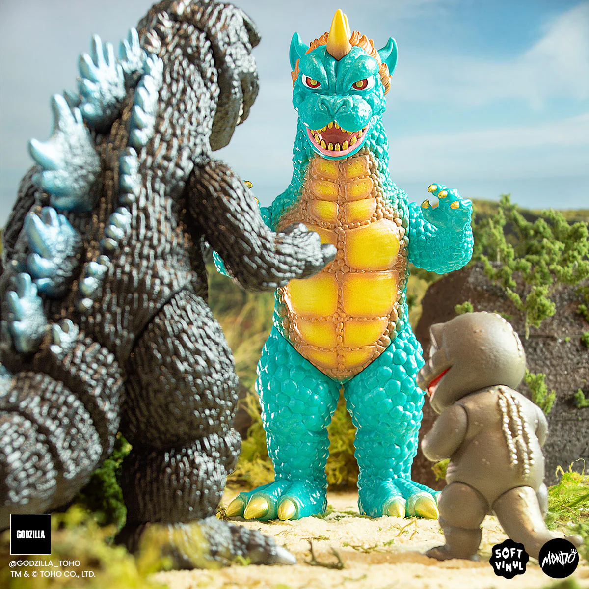 All Monsters Attack Soft Vinyl Figure Set