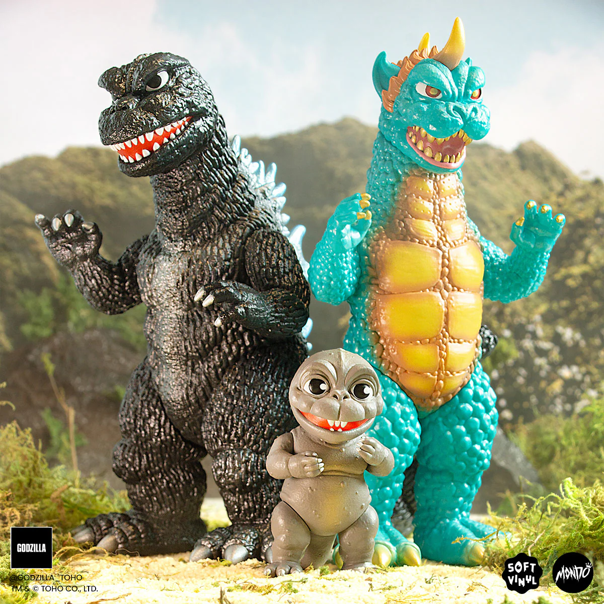 All Monsters Attack Soft Vinyl Figure Set