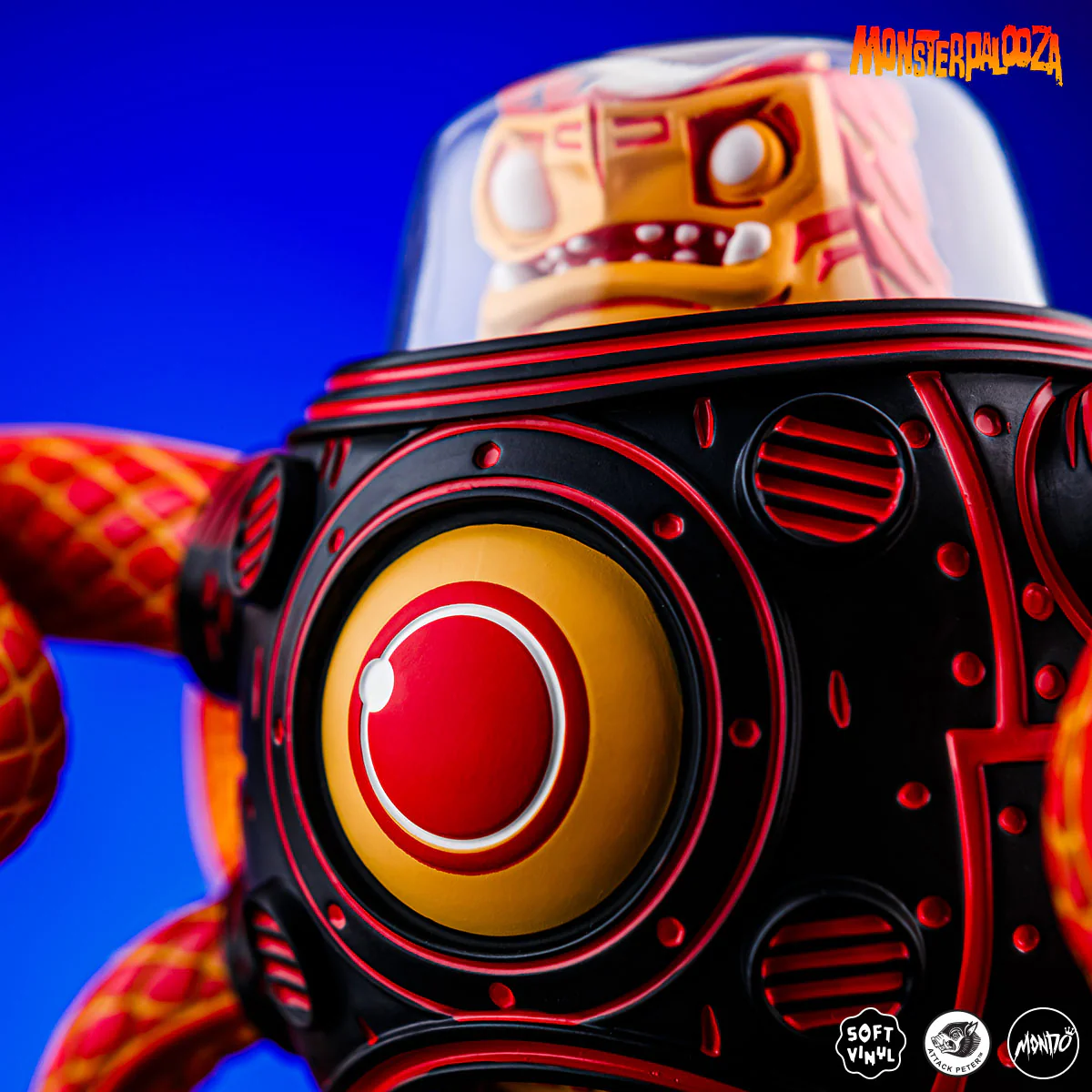 Attack Peter's Takoro Designer Vinyl Figure - Heat Wave Variant - Mondo Exclusive