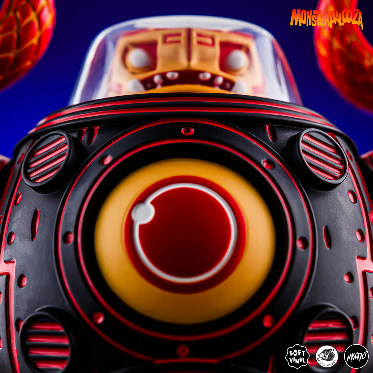 Attack Peter's Takoro Designer Vinyl Figure - Heat Wave Variant - Mondo Exclusive