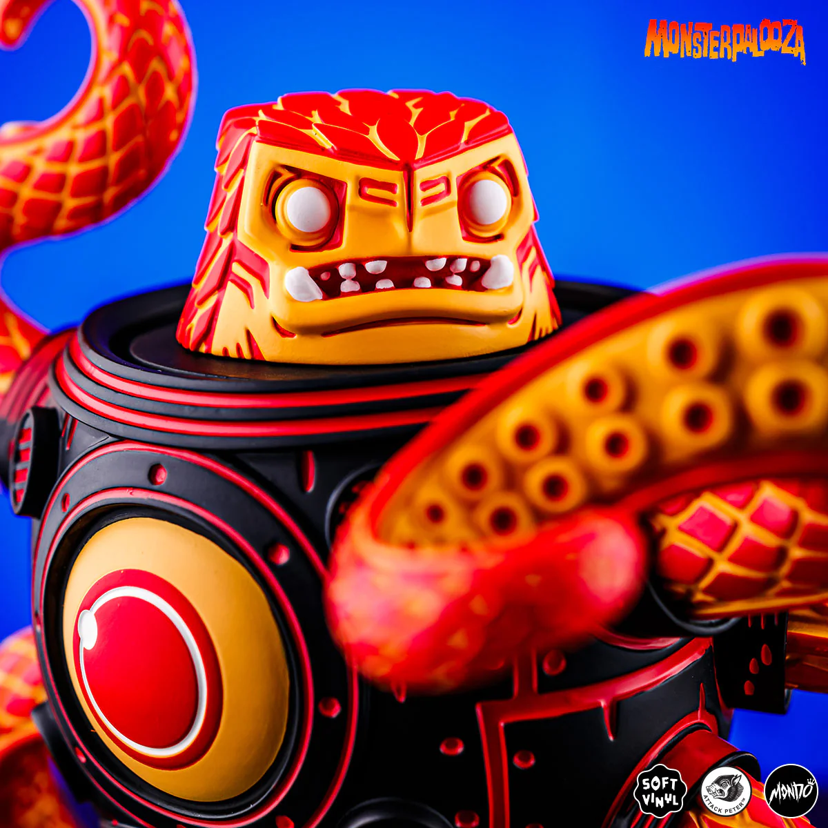 Attack Peter's Takoro Designer Vinyl Figure - Heat Wave Variant - Mondo Exclusive