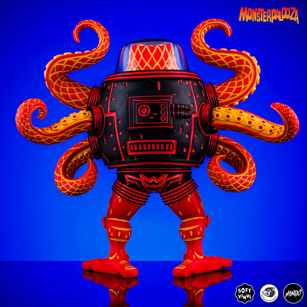 Attack Peter's Takoro Designer Vinyl Figure - Heat Wave Variant - Mondo Exclusive