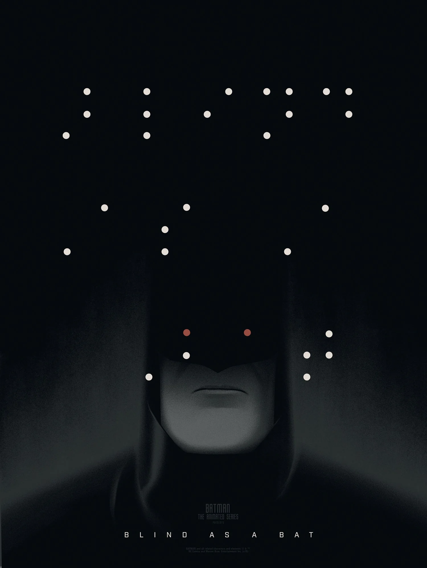 2780-batman-the-animated-series-blind-as-a-bat-screenprinted-poster-1.webp Batman: The Animated Series - Blind as a Bat Screenprinted Poster