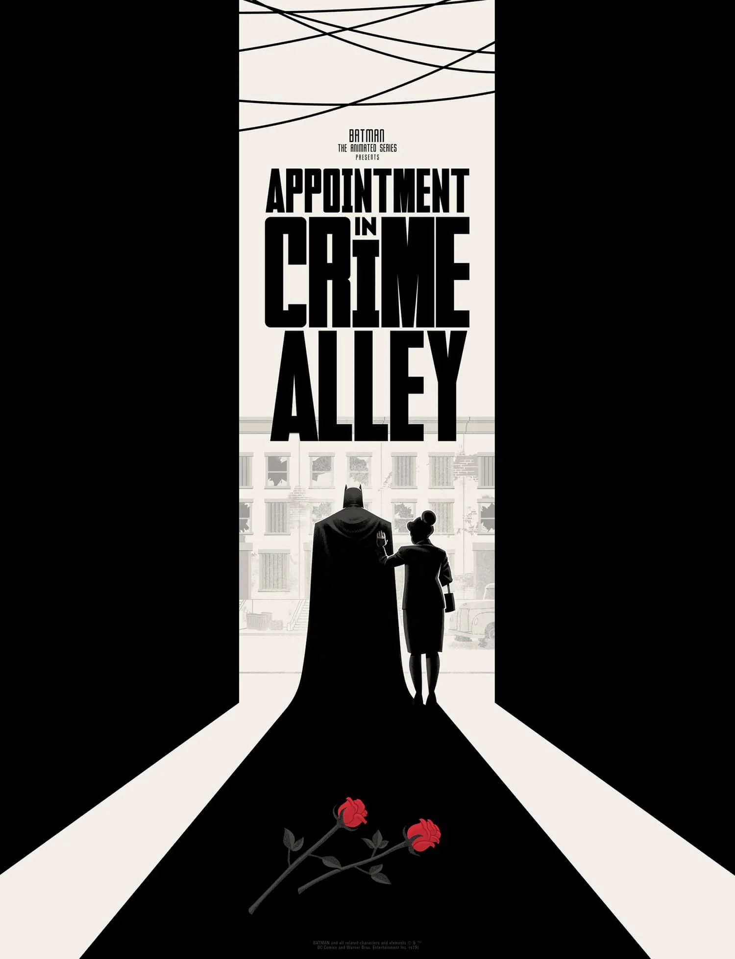 2782-batman-the-animated-series-crime-alley-screenprinted-poster-1.webp Batman: The Animated Series - Crime Alley Screenprinted Poster
