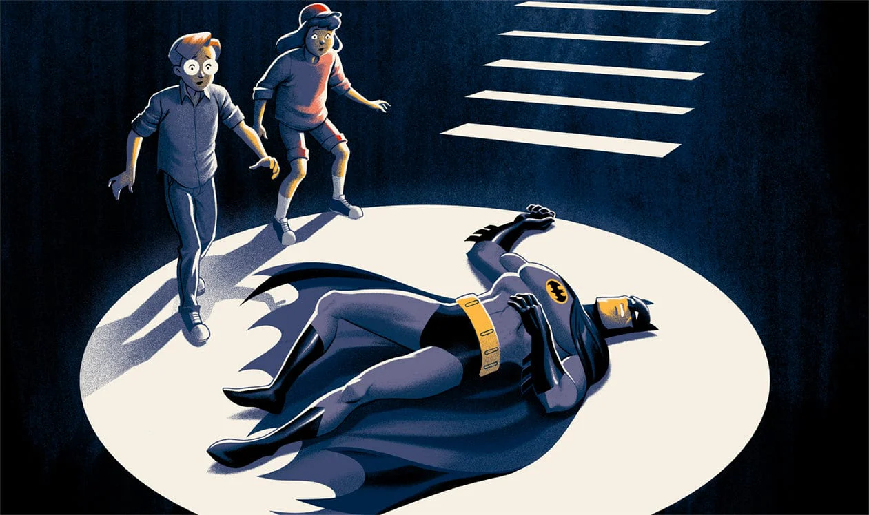 2784-batman-the-animated-series-i-ve-got-batman-in-my-basement-screenprinted-poster-2.webp Batman: The Animated Series - I've Got Batman In My Basement Screenprinted Poster