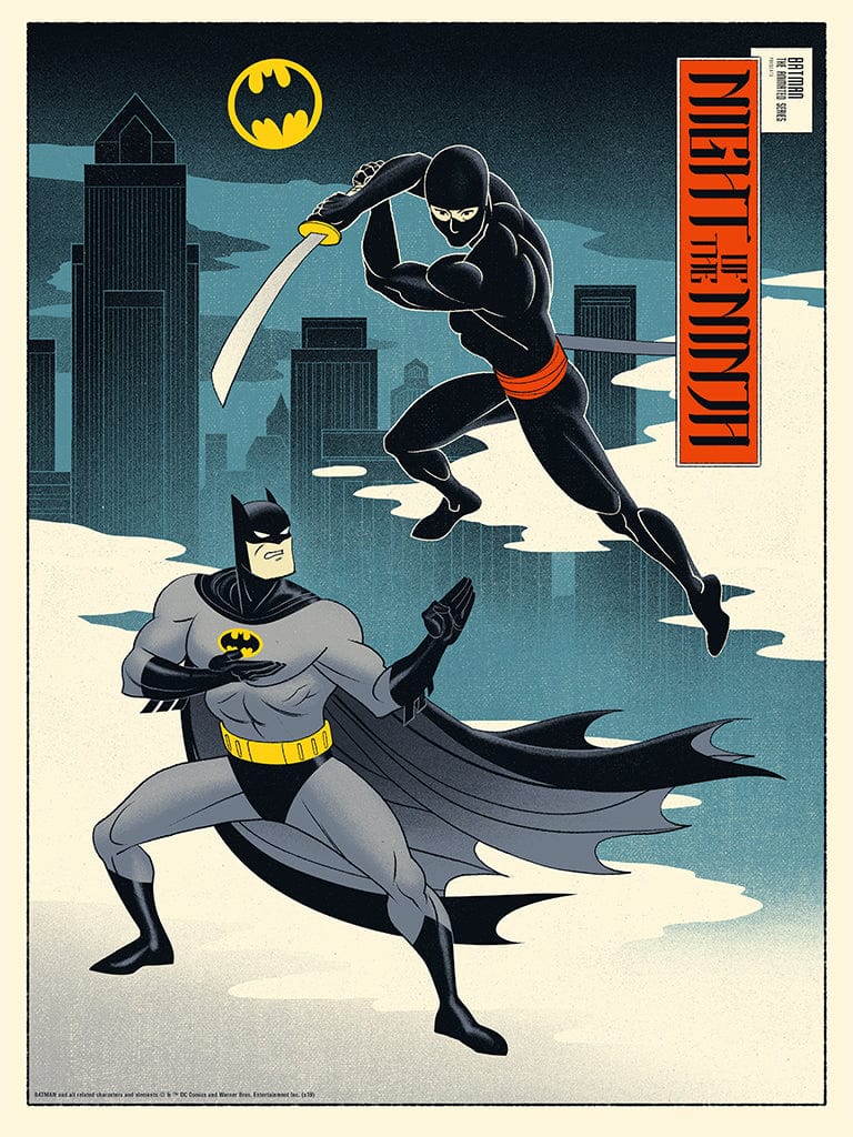 2790-batman-the-animated-series-night-of-the-ninja-screenprinted-poster-1.jpg Batman: The Animated Series - Night of the Ninja Screenprinted Poster