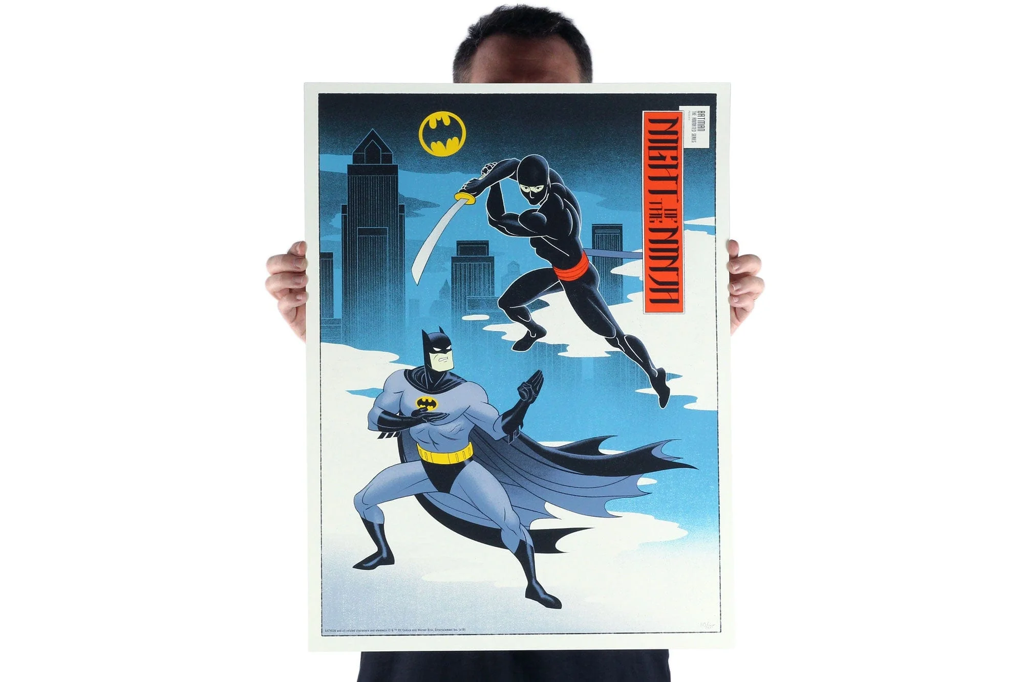 2790-batman-the-animated-series-night-of-the-ninja-screenprinted-poster-6.webp Batman: The Animated Series - Night of the Ninja Screenprinted Poster