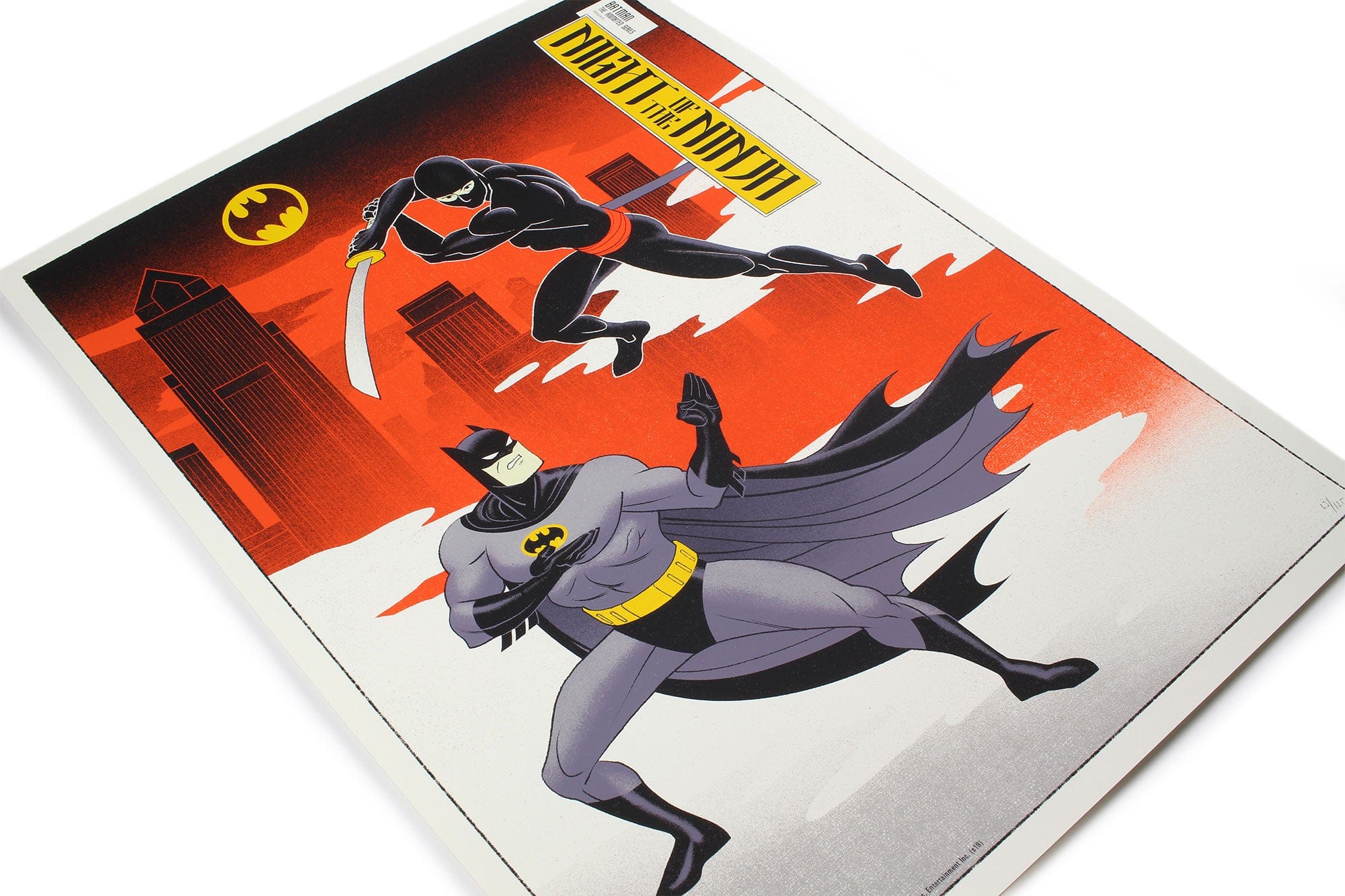 2791-batman-the-animated-series-night-of-the-ninja-variant-screenprinted-poster-5.jpg Batman: The Animated Series - Night of the Ninja Variant Screenprinted Poster