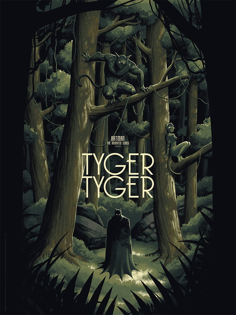 2797-batman-the-animated-series-tyger-tyger-screenprinted-poster-1.jpg Batman: The Animated Series - Tyger, Tyger Screenprinted Poster
