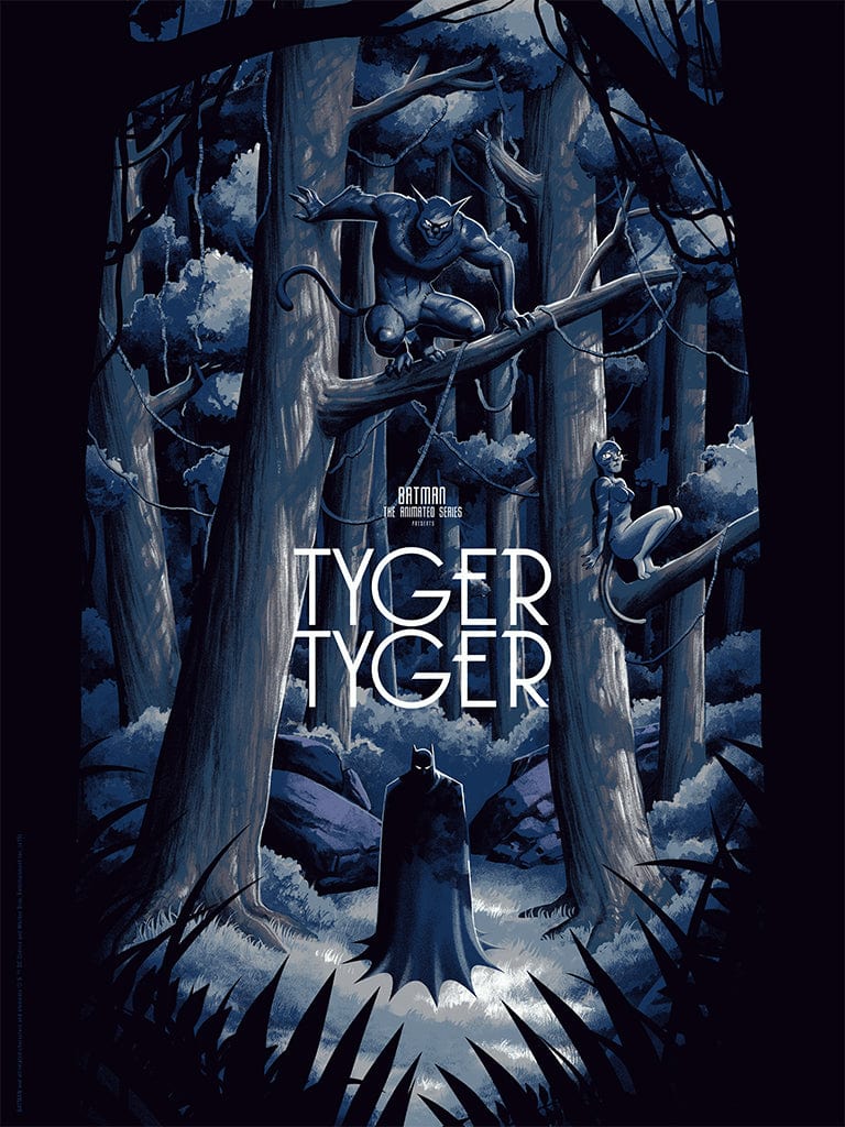 2798-batman-the-animated-series-tyger-tyger-variant-screenprinted-poster-1.jpg Batman: The Animated Series - Tyger, Tyger Variant Screenprinted Poster