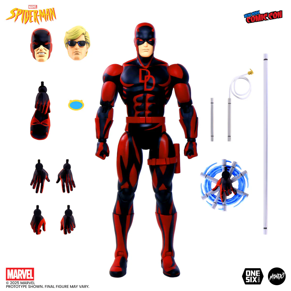 283-spider-man-the-animated-series-daredevil-1-6-scale-figure-limited-edition-2.webp Spider-Man: The Animated Series - Daredevil 1/6 Scale Figure - Limited Edition