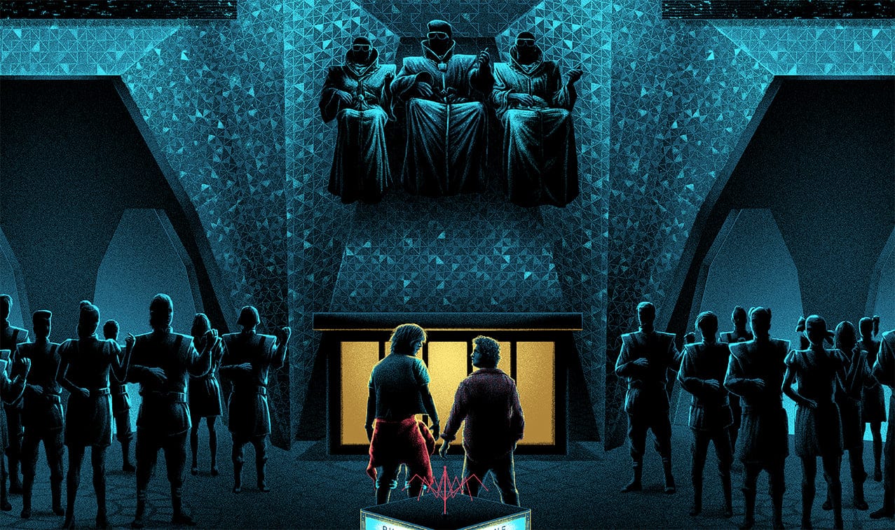 Bill & Ted's Excellent Adventure Poster