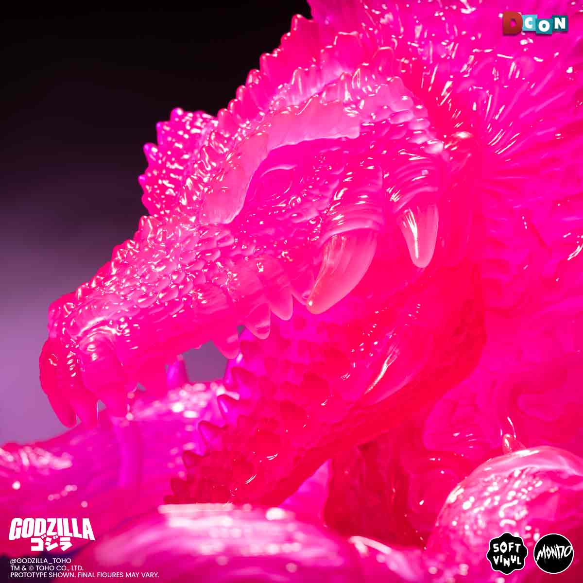 2904-biollante-soft-vinyl-clear-pink-variant-4.jpg Biollante Soft Vinyl - Clear Pink Variant