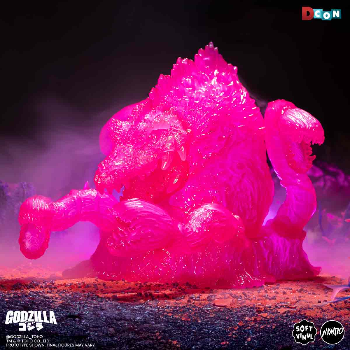 2904-biollante-soft-vinyl-clear-pink-variant-9.jpg Biollante Soft Vinyl - Clear Pink Variant