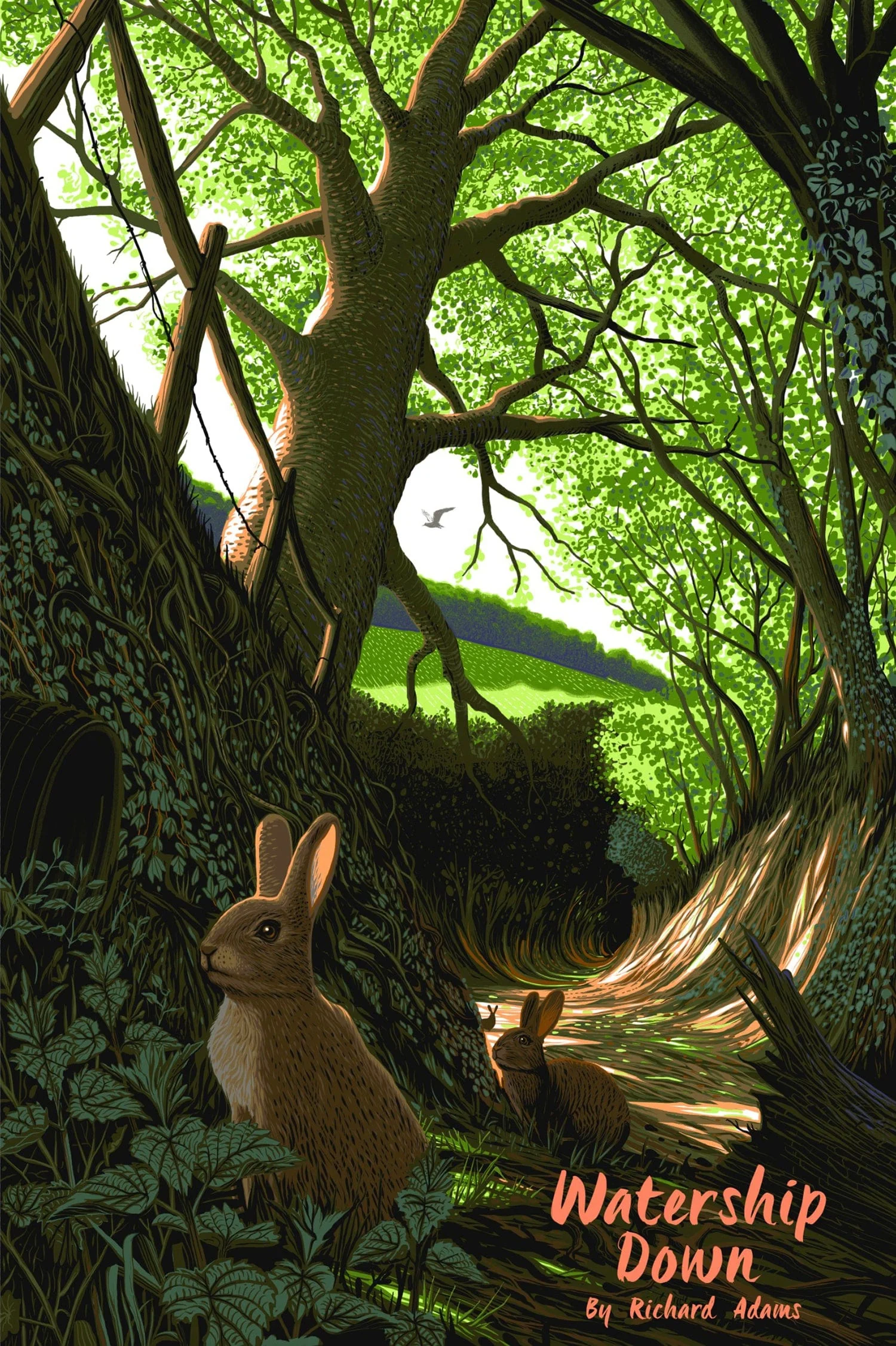 2936-black-dragon-press-x-mondo-29-watership-down-poster-1.webp Black Dragon Press x Mondo #29: Watership Down Poster