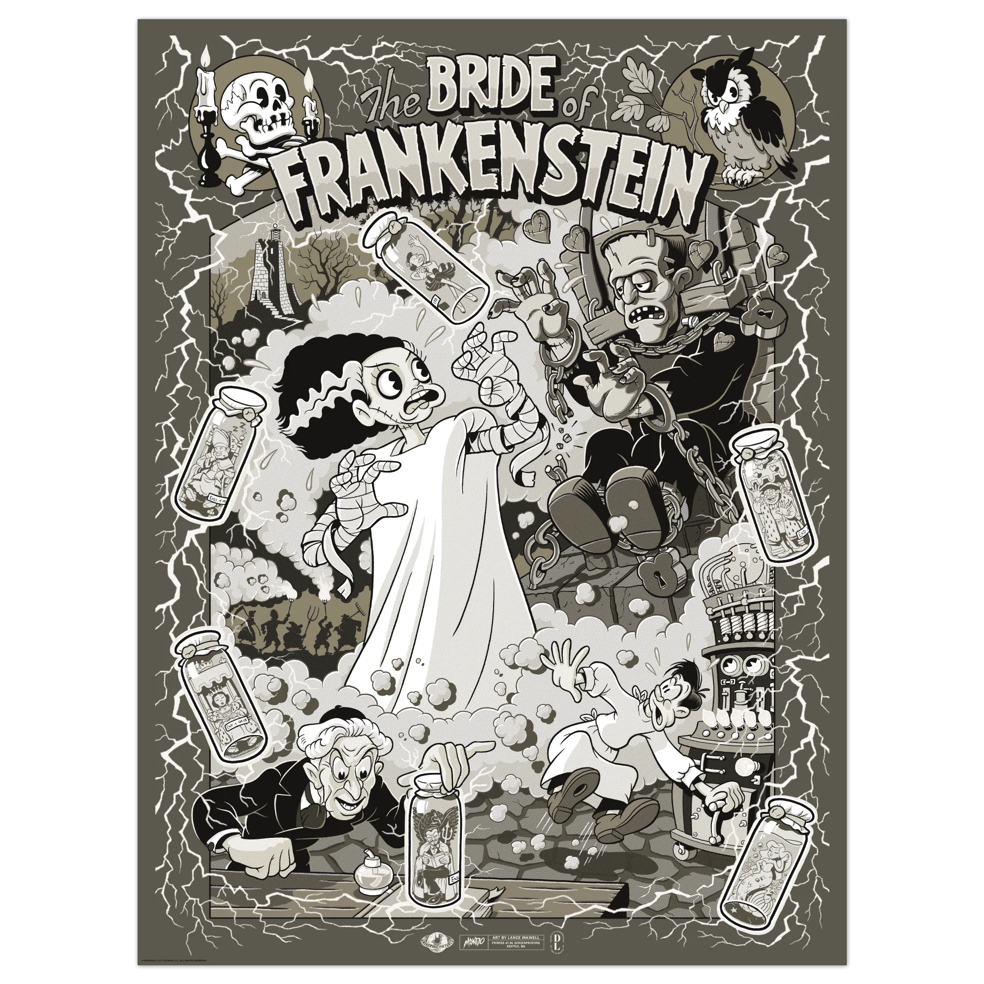 Bride of Frankenstein Variant Poster