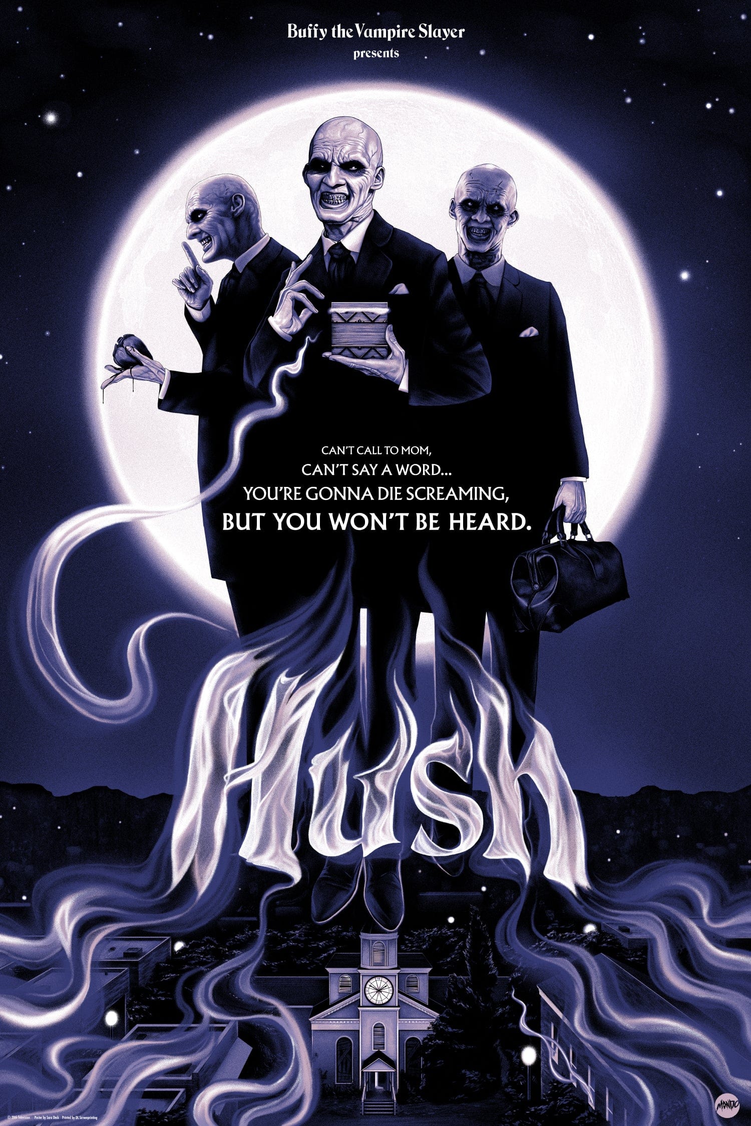 3035-buffy-the-vampire-slayer-hush-screenprinted-poster-1.jpg Buffy The Vampire Slayer: Hush Screenprinted Poster