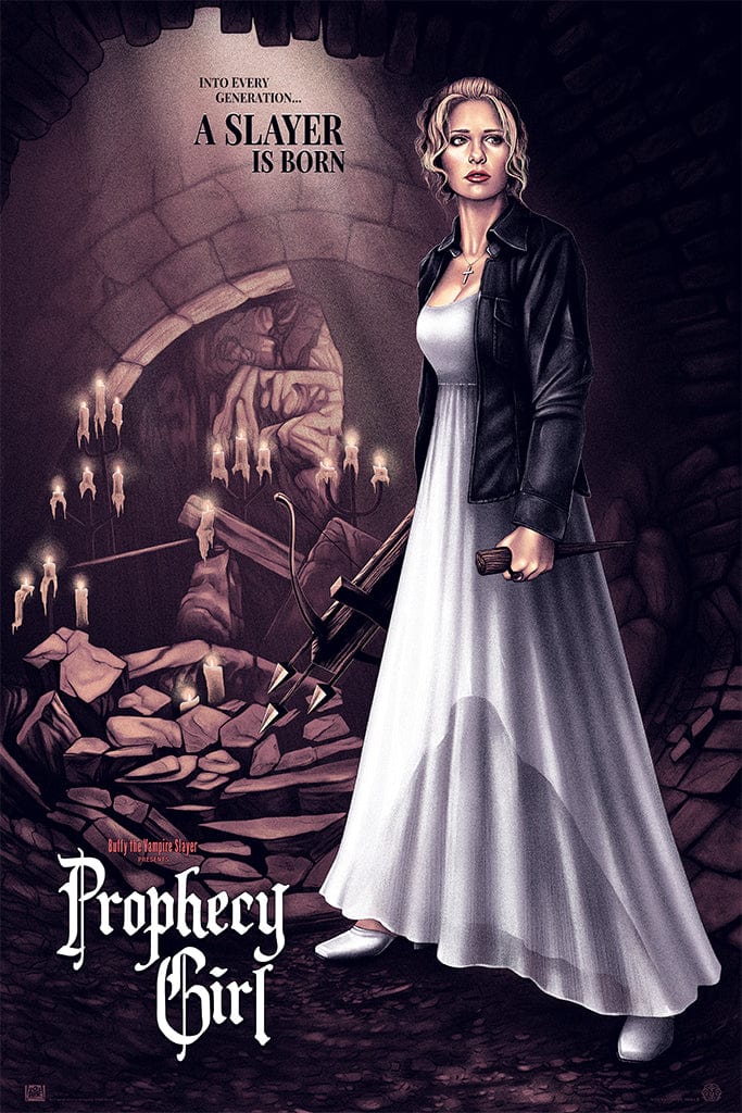 Buffy The Vampire Slayer: Prophecy Girl Screenprinted Poster