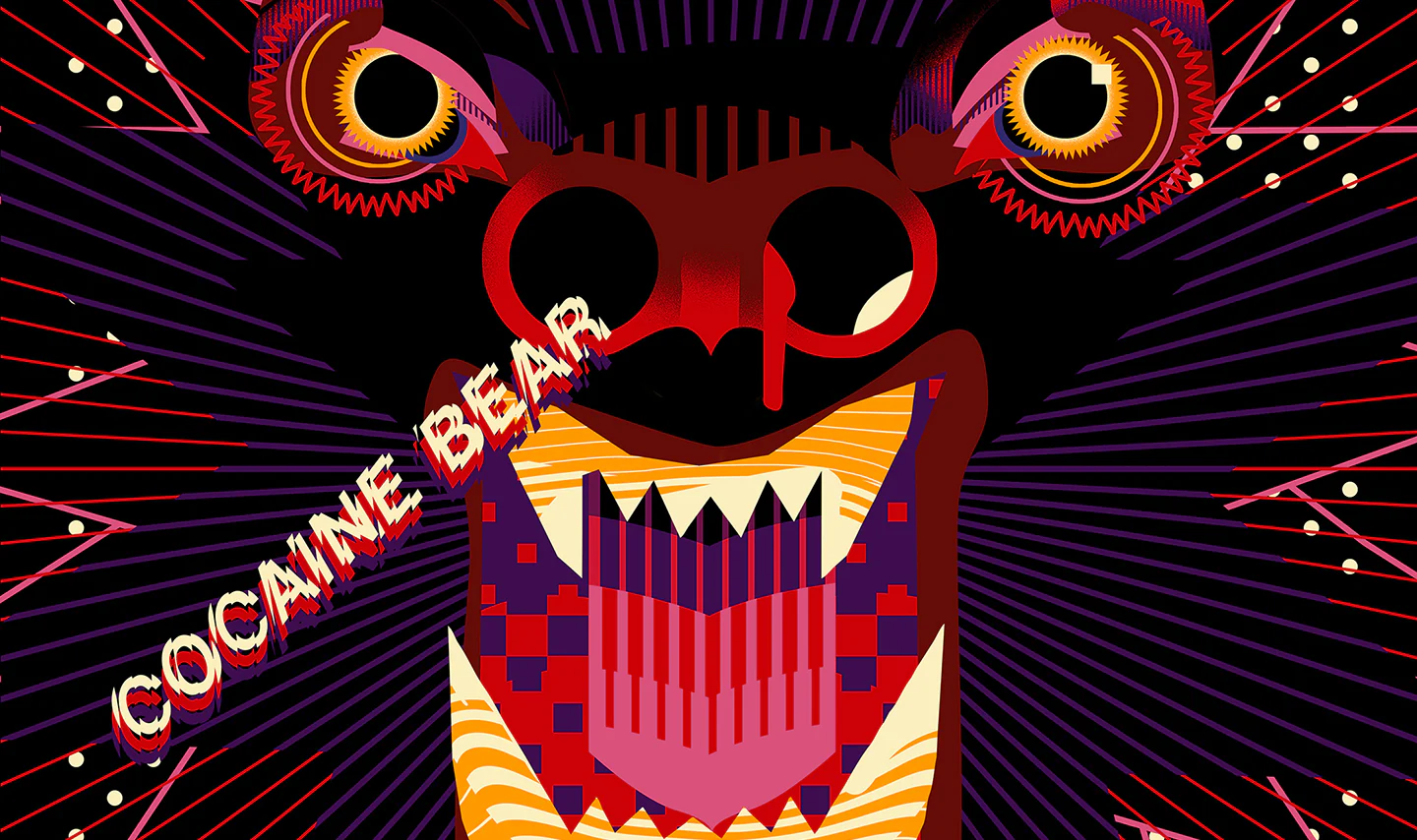 3148-cocaine-bear-poster-2.webp Cocaine Bear Poster