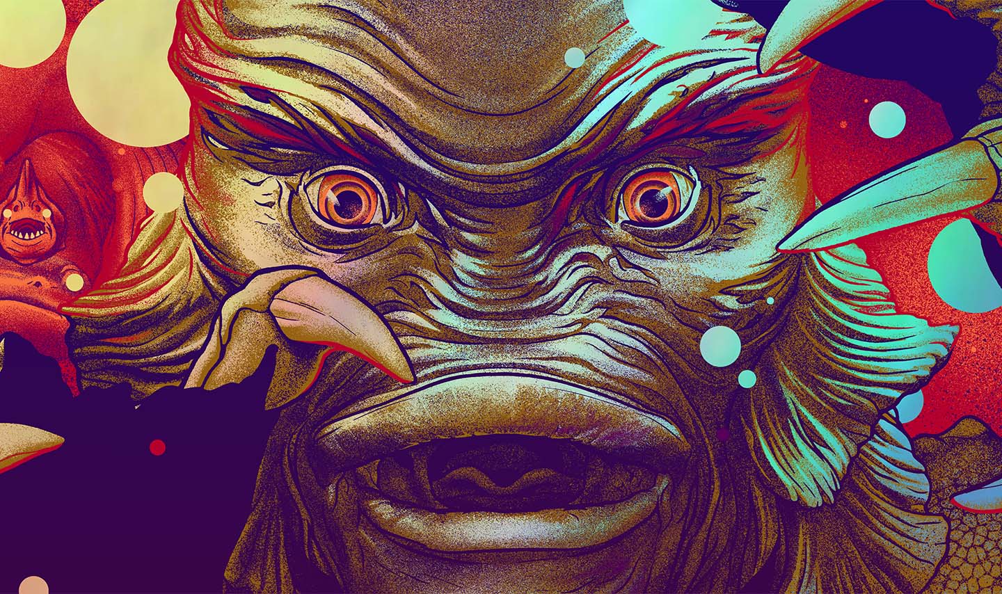 3219-creature-from-the-black-lagoon-holofoil-variant-poster-2.jpg Creature from the Black Lagoon Holofoil Variant Poster