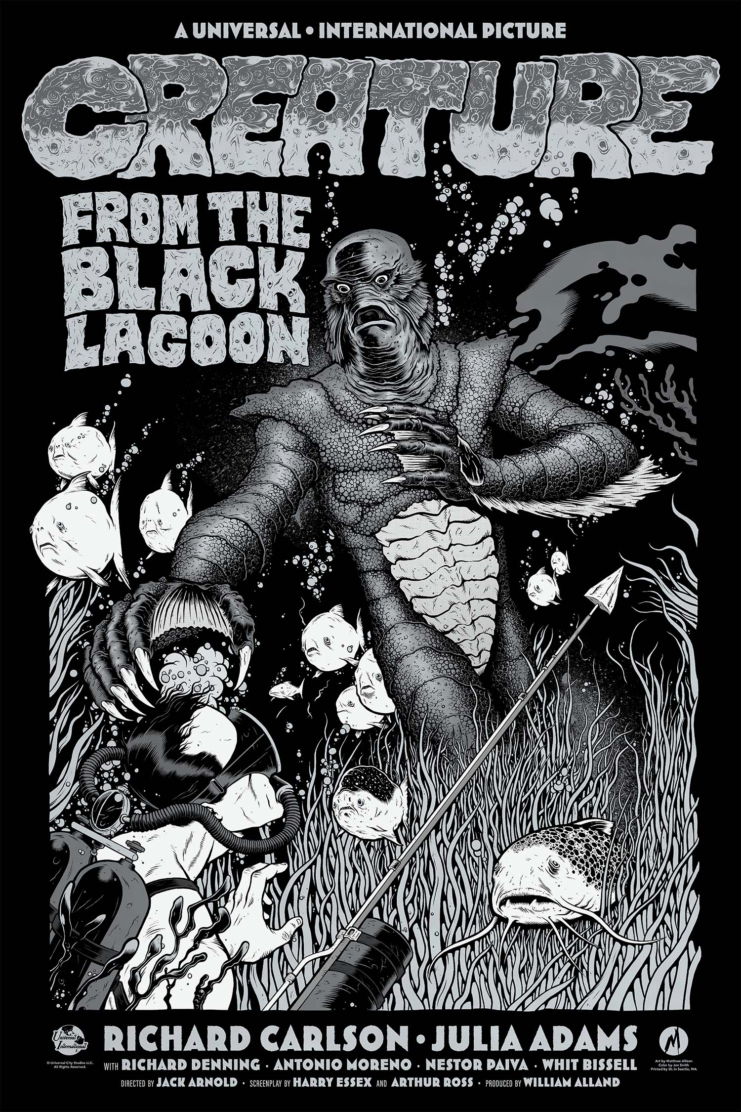 3234-creature-from-the-black-lagoon-variant-poster-1.jpg Creature from the Black Lagoon Variant Poster