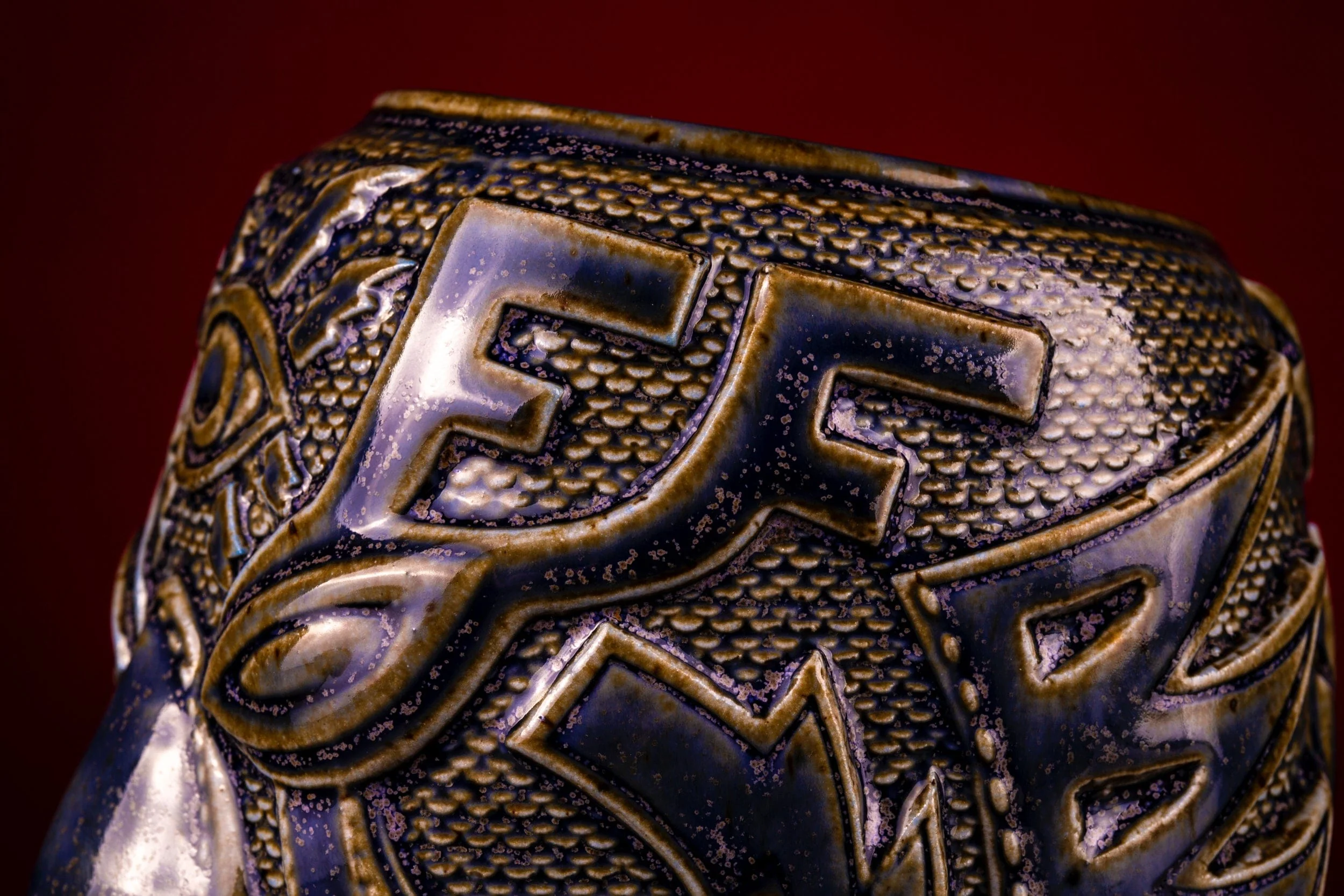 El Ojo Fantastico Tiki Mug - Fuego Azul