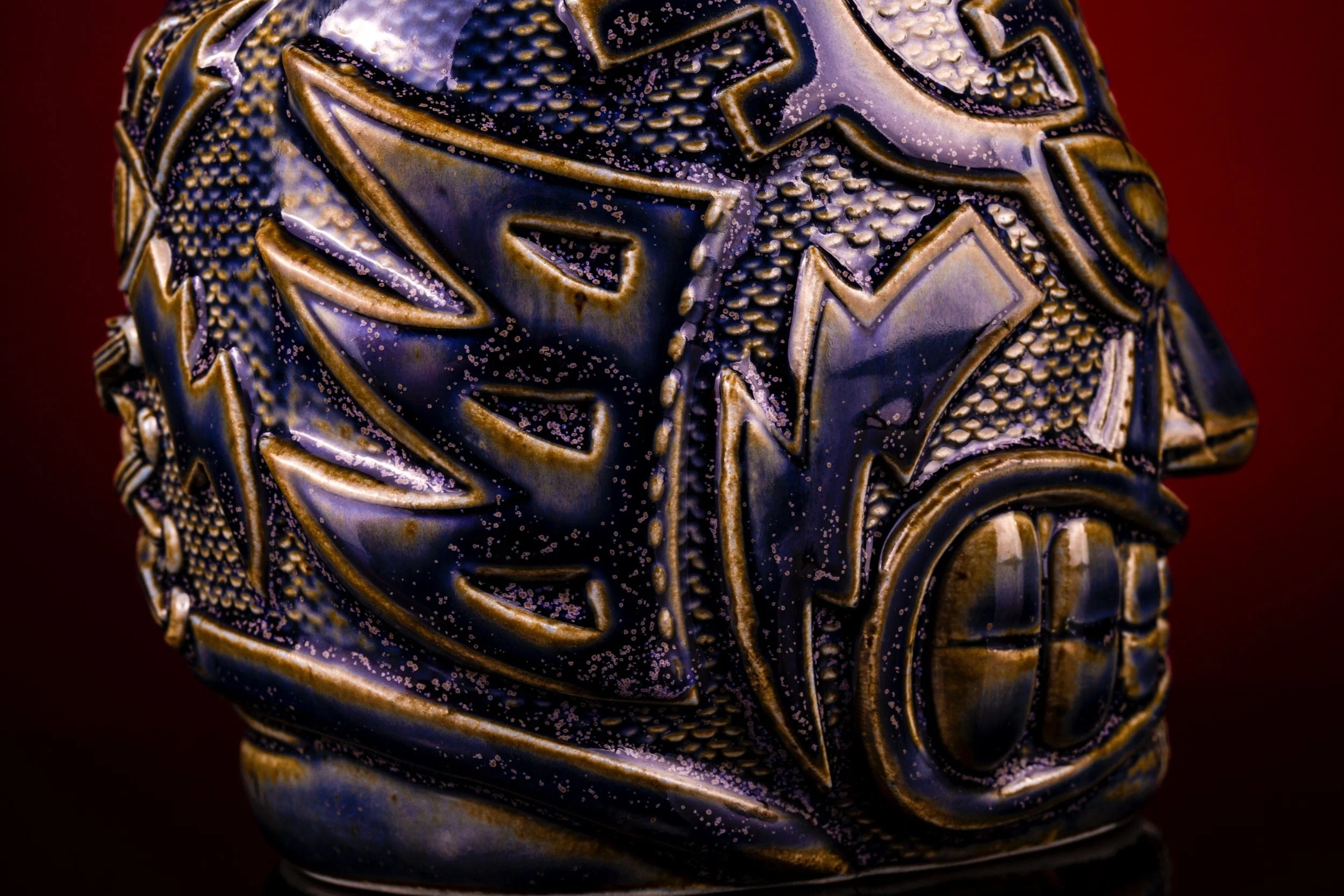 El Ojo Fantastico Tiki Mug - Fuego Azul