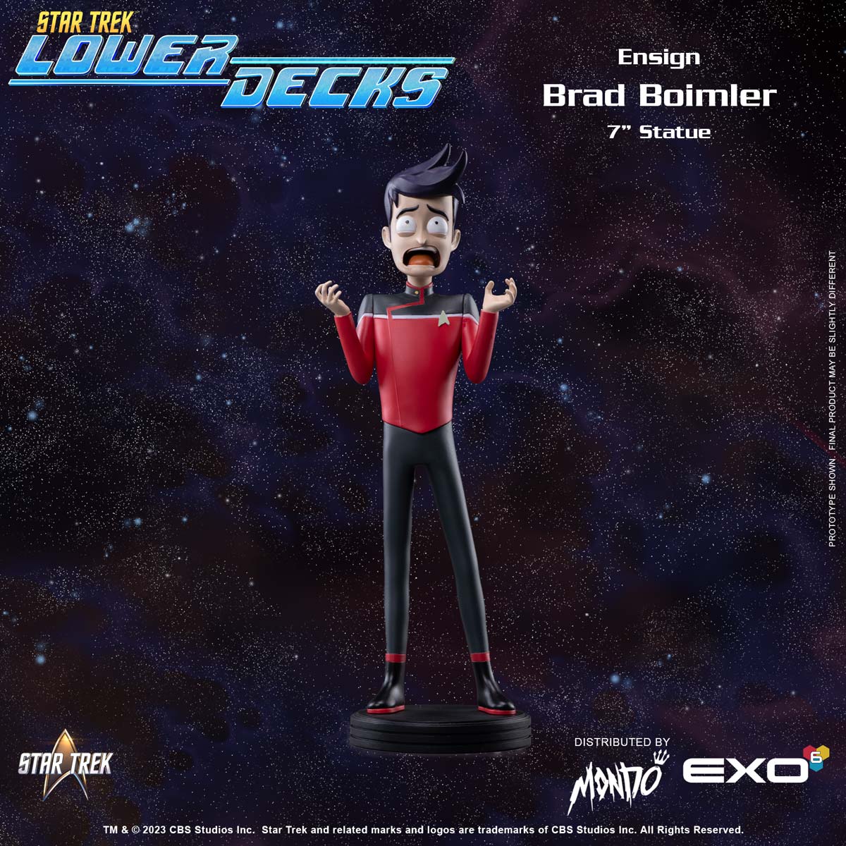 Ensign Brad Boimler - Star Trek: Lower Decks 7" Statue