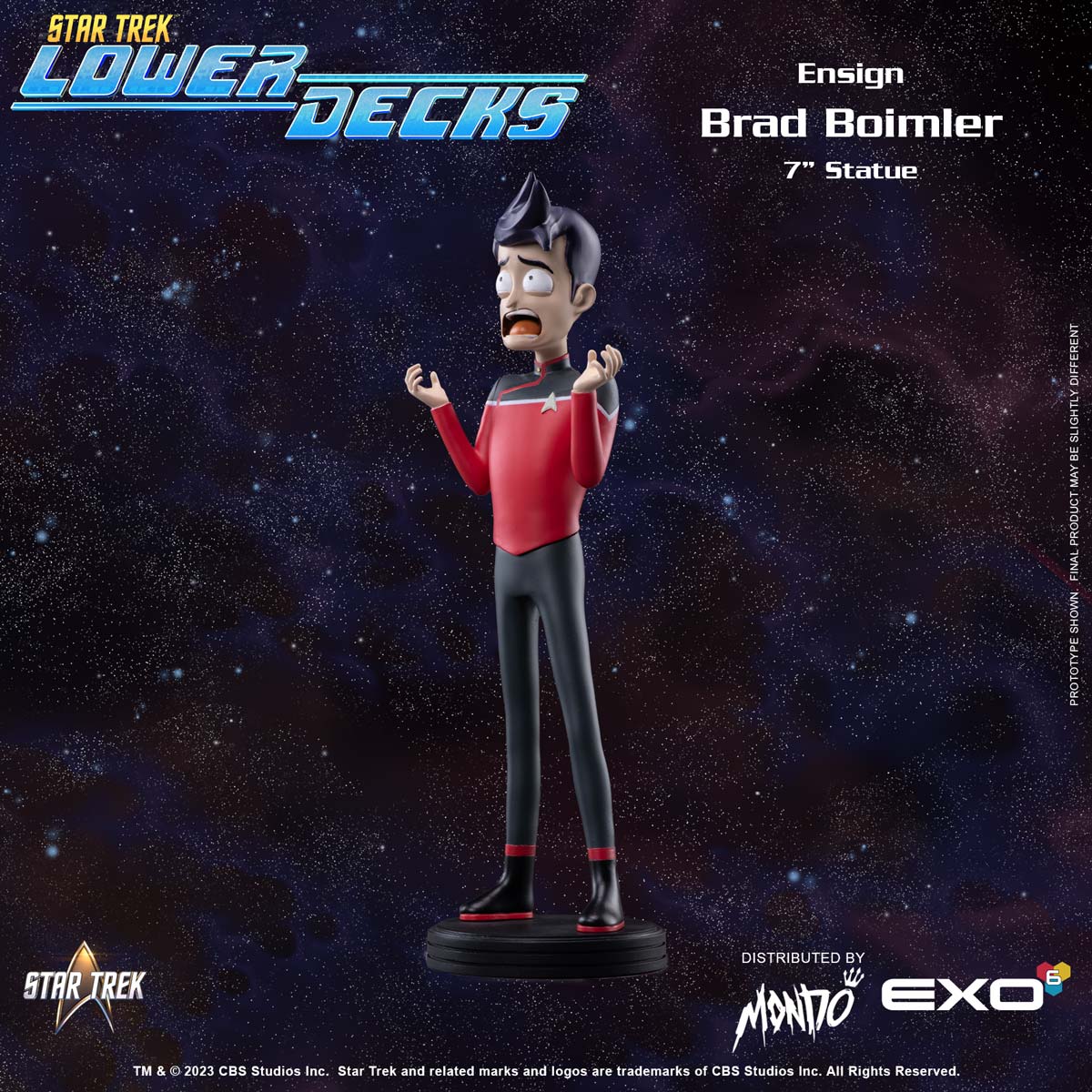 Ensign Brad Boimler - Star Trek: Lower Decks 7" Statue